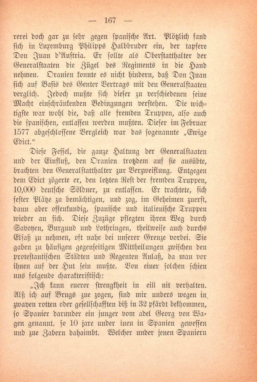 Lied eines deutschen Reiters aus dem Heere der niederländischen Patrioten 1579 – Seite 6