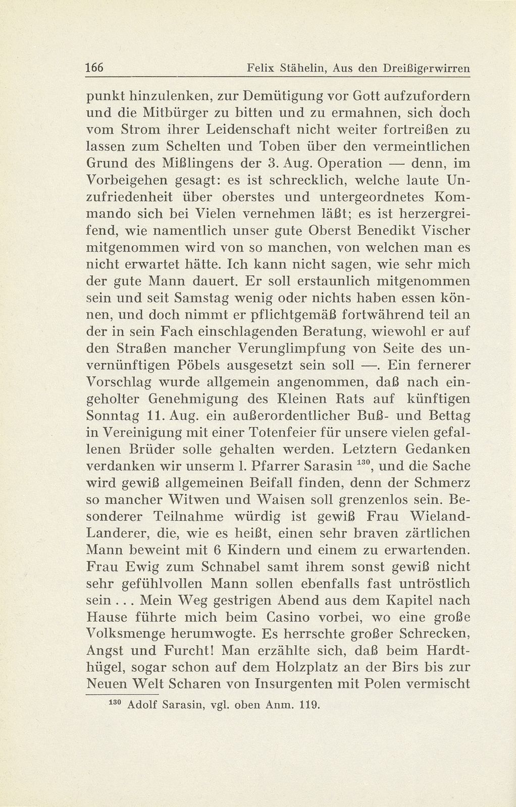 Erlebnisse und Bekenntnisse aus der Zeit der Dreissigerwirren [Gebrüder Stähelin] – Seite 64