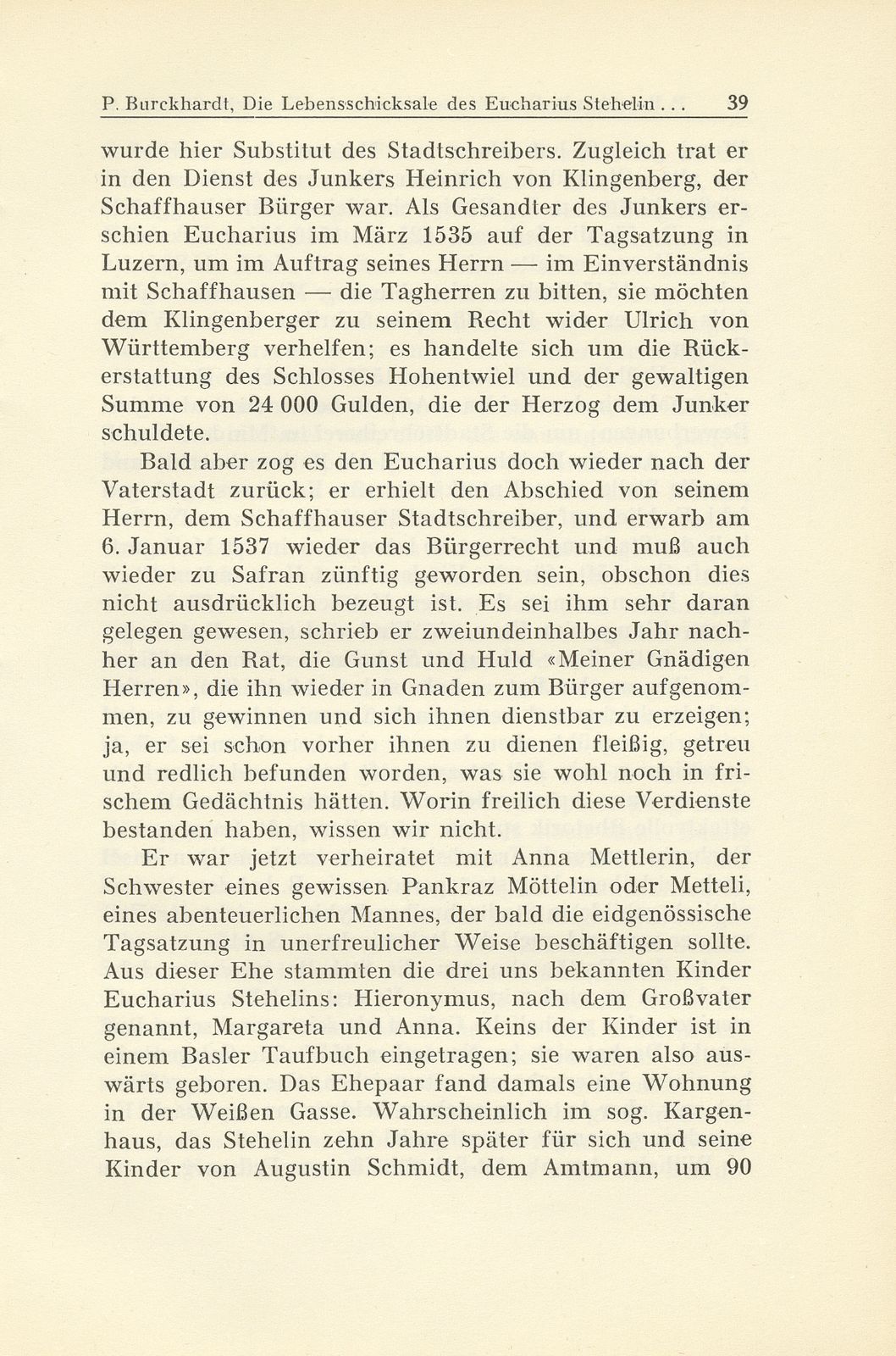 Die Lebensschicksale des Eucharius Stehelin und seine Zeitungsberichte aus dem Schmalkaldischen Krieg – Seite 5