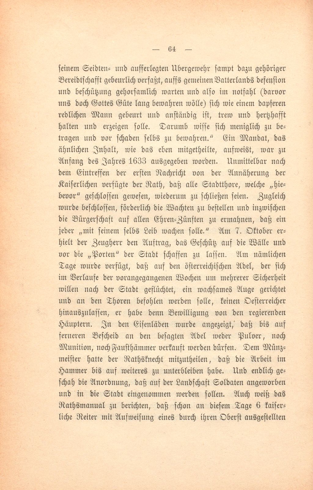 Der Durchmarsch der Kaiserlichen im Jahre 1633 – Seite 25