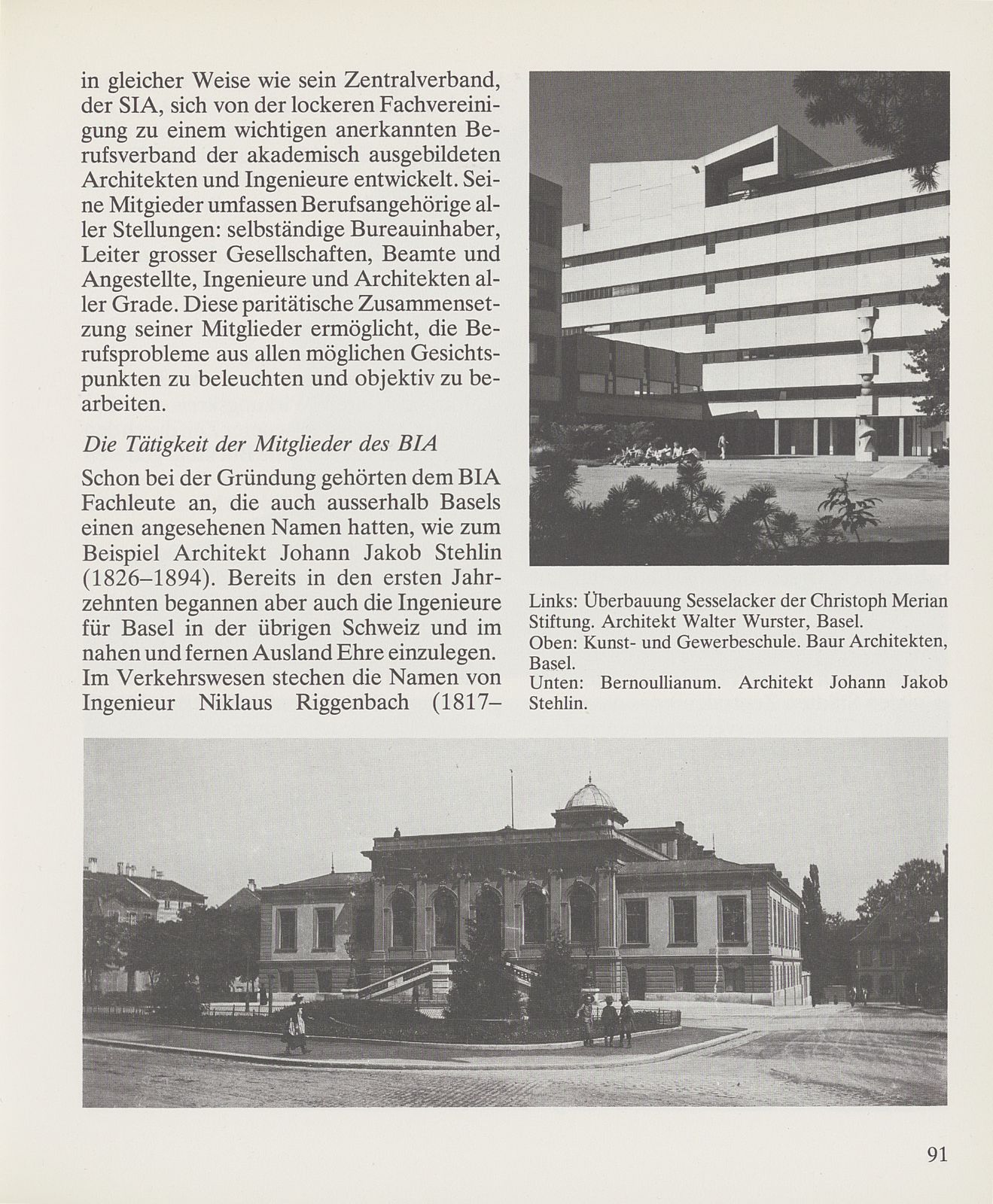 Die hundertjährige Geschichte des Basler Ingenieur- und Architekten-Vereins – Seite 7