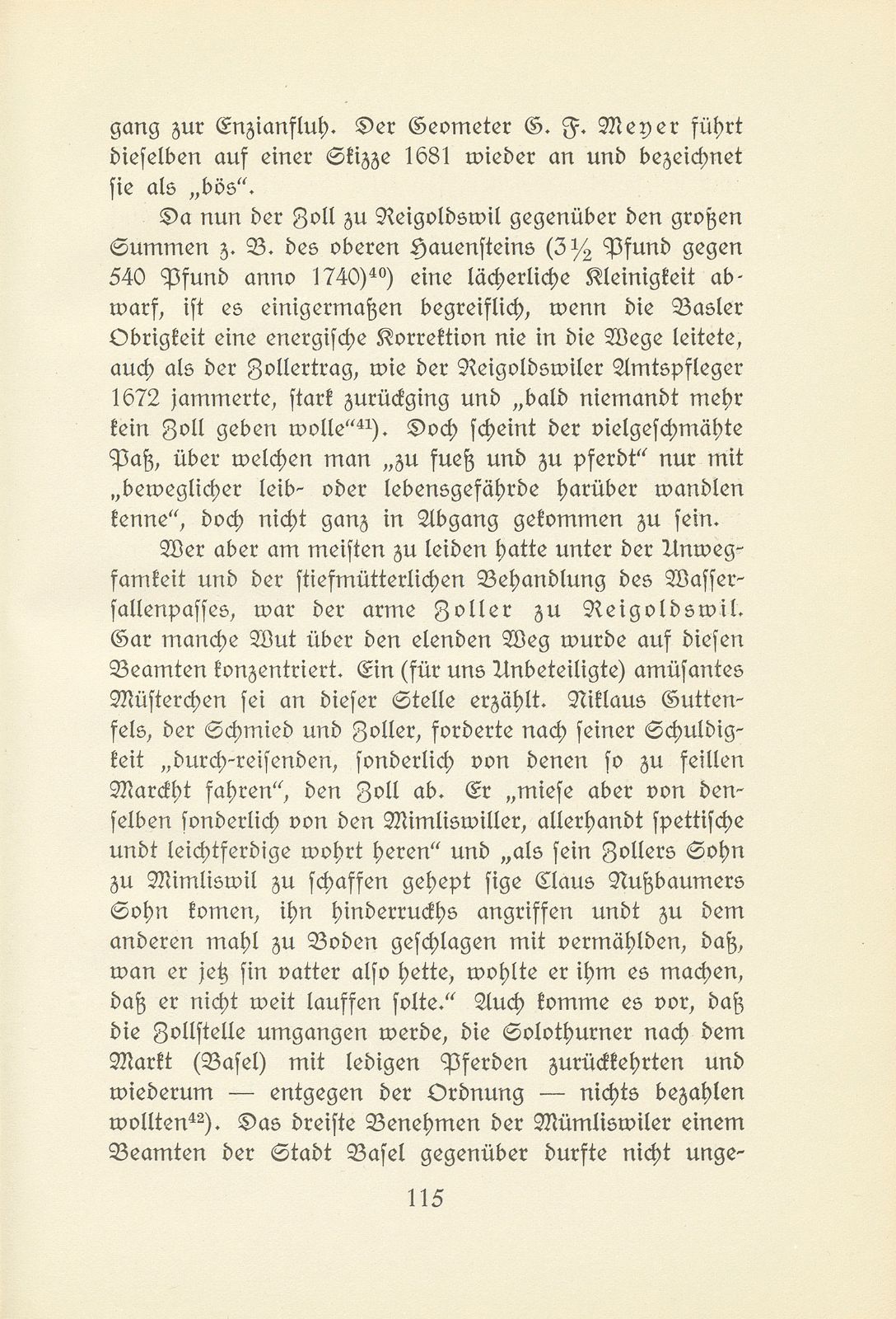 Der Wasserfallenweg, ein vergessener Juraübergang – Seite 19