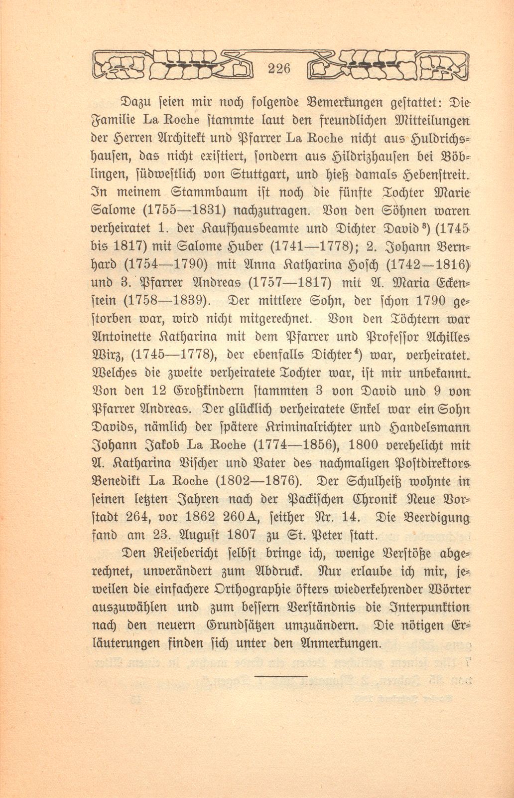 Beschreibung einer Badereise, die der Schultheiss von Liestal, Joh. David Hebdenstreit, anno 1775 mit seiner Frau nach Leuk gethan. (War damals 53 Jahre alt.) – Seite 13