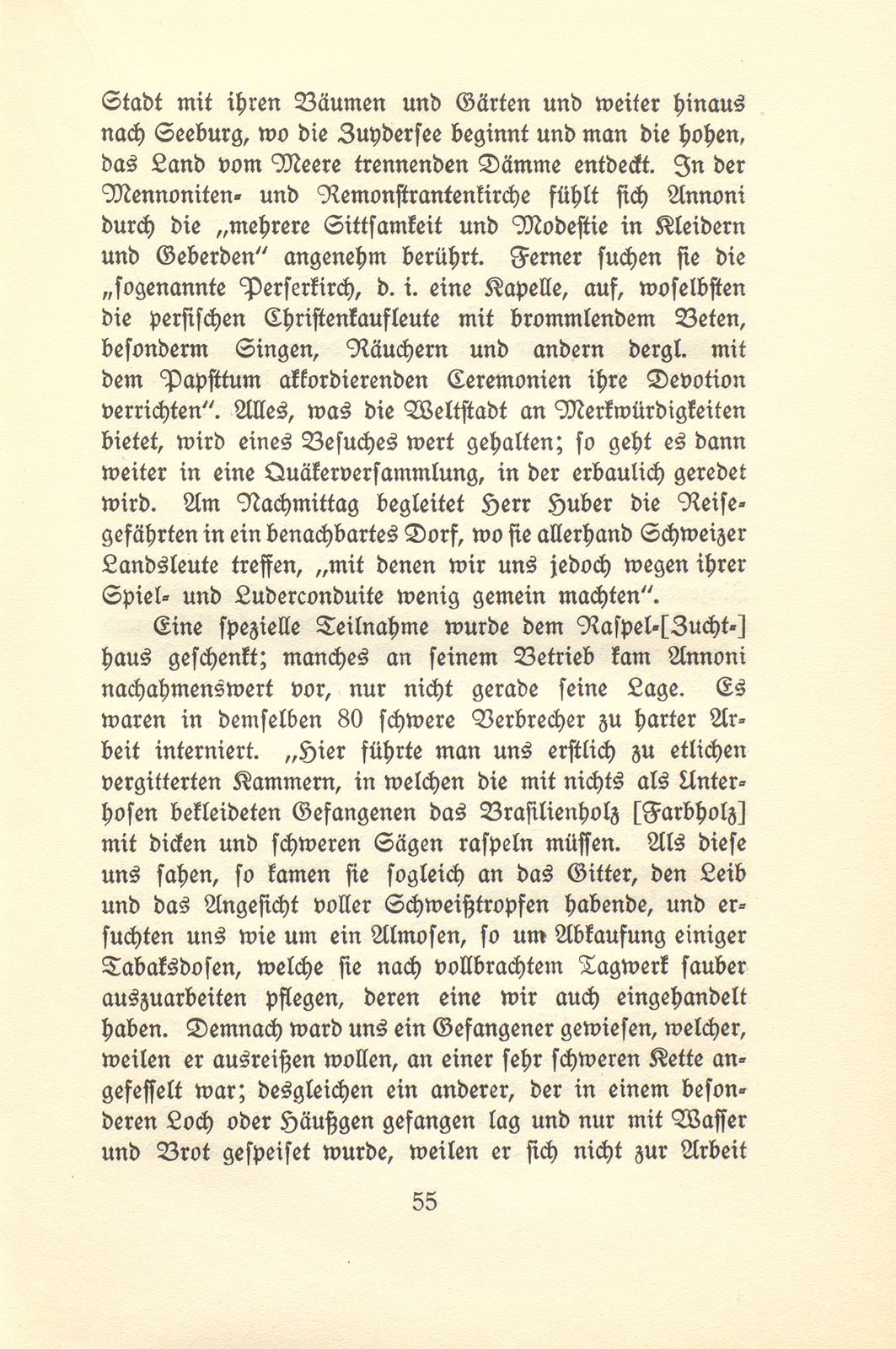 Aus den Wanderjahren des Hieronymus Annoni (1697-1770) – Seite 12