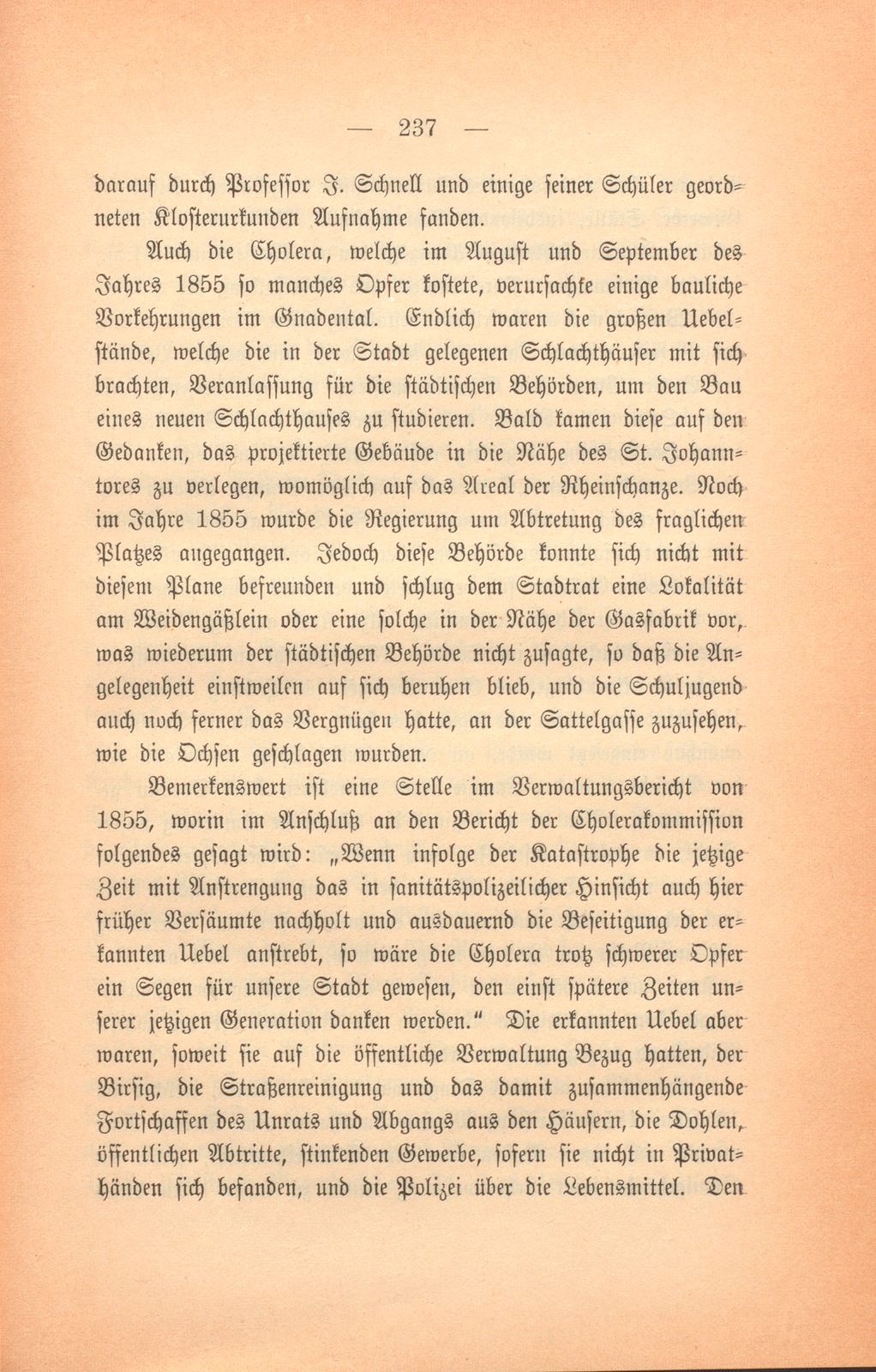 Basels bauliche Entwicklung im 19. Jahrhundert – Seite 31