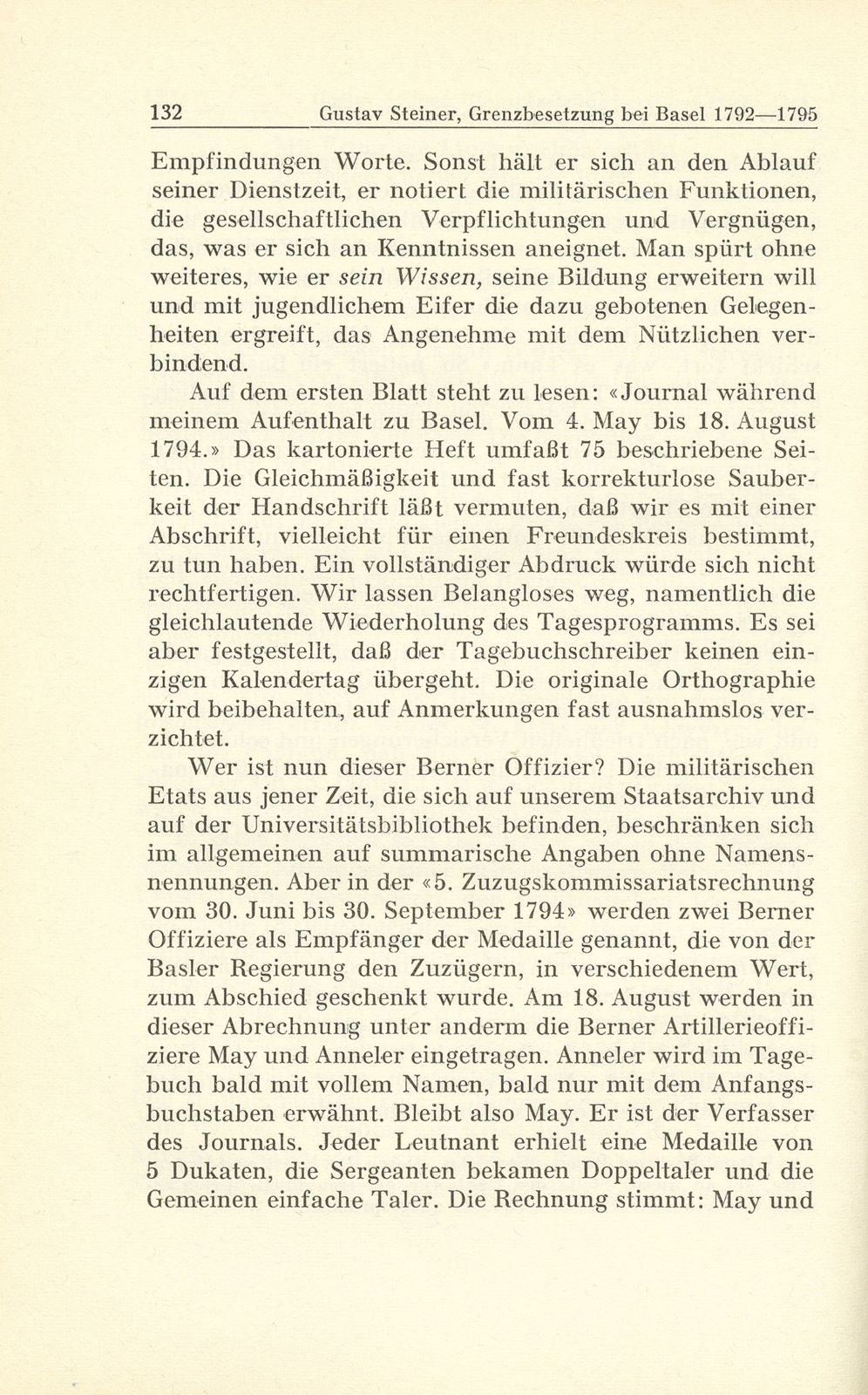 Grenzbesetzung bei Basel im Revolutionskrieg 1792-1795 – Seite 31