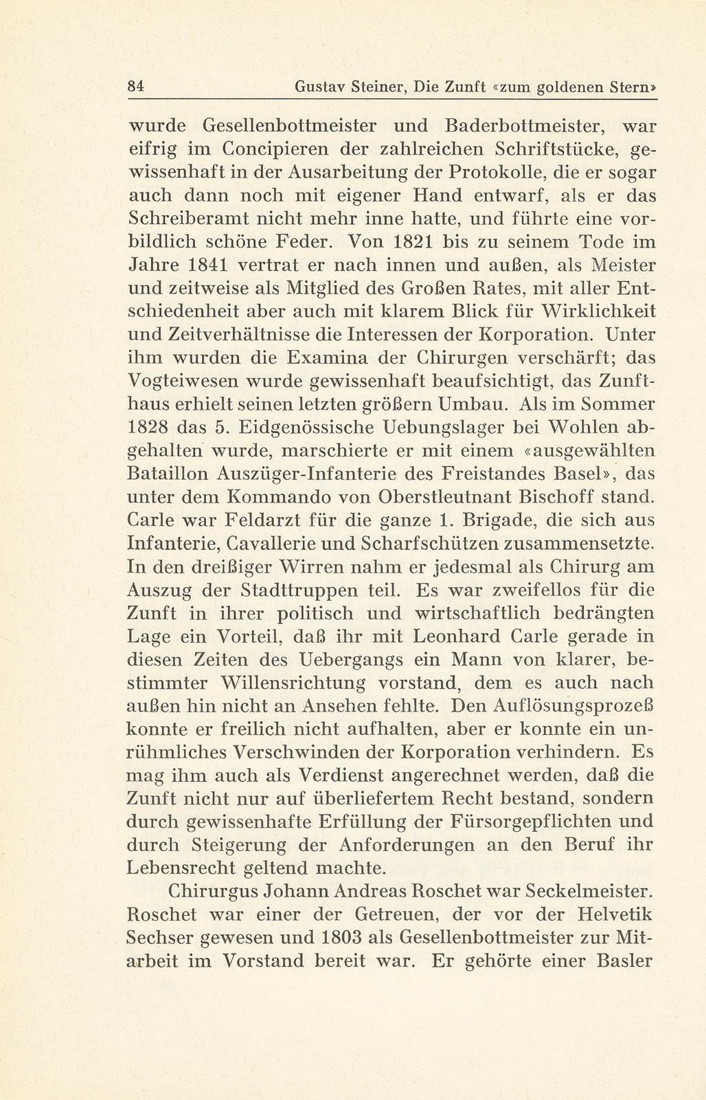 Die Zunft ‹zum goldenen Stern› im 19. Jahrhundert – Seite 16