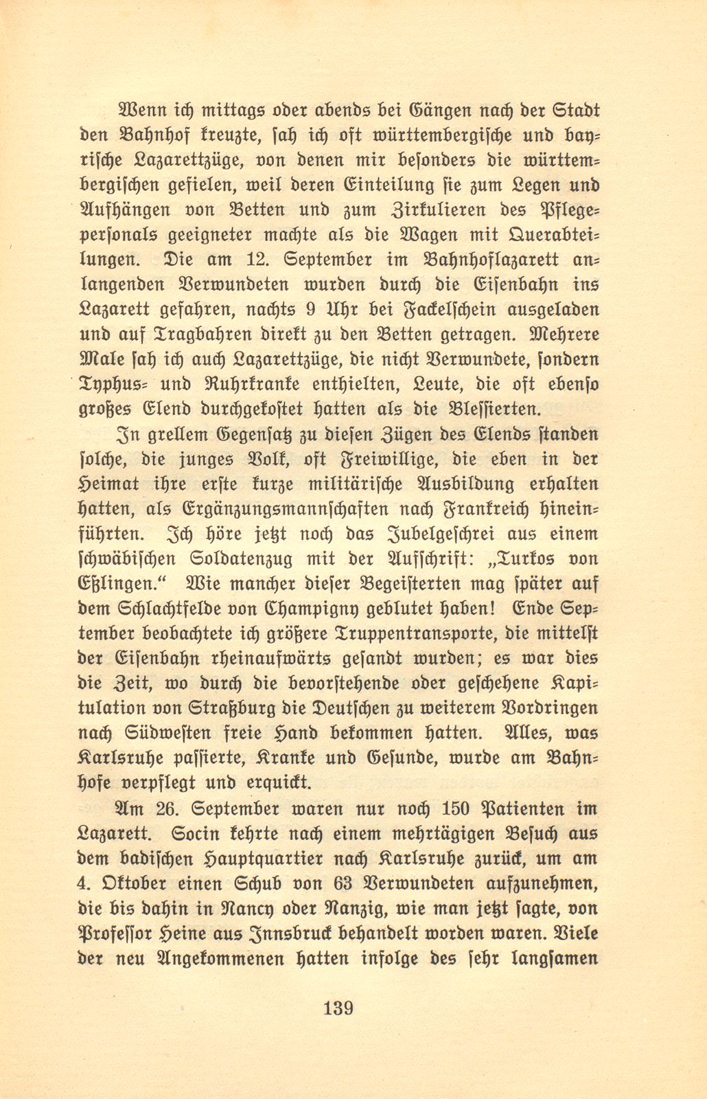 Lazaretterinnerungen aus dem Kriege 1870/71 – Seite 29