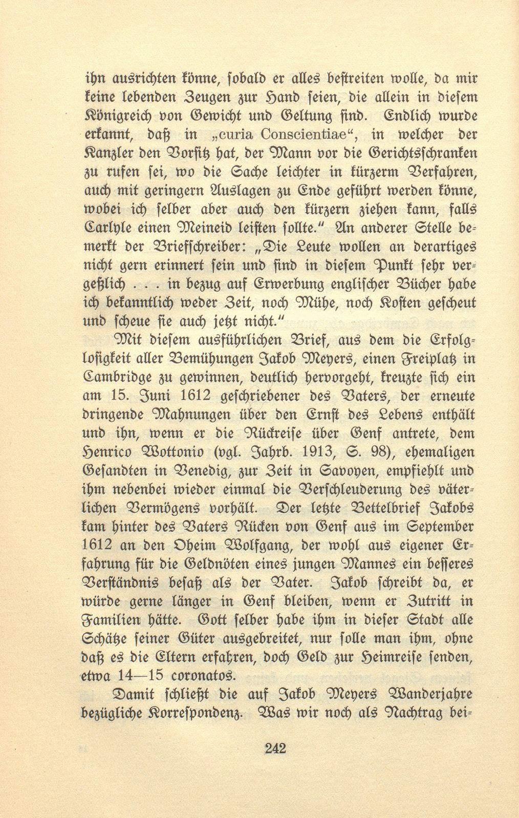 Aus den Wanderjahren eines Basler Studenten des 17. Jahrhunderts [Wolfgang Meyer] – Seite 34