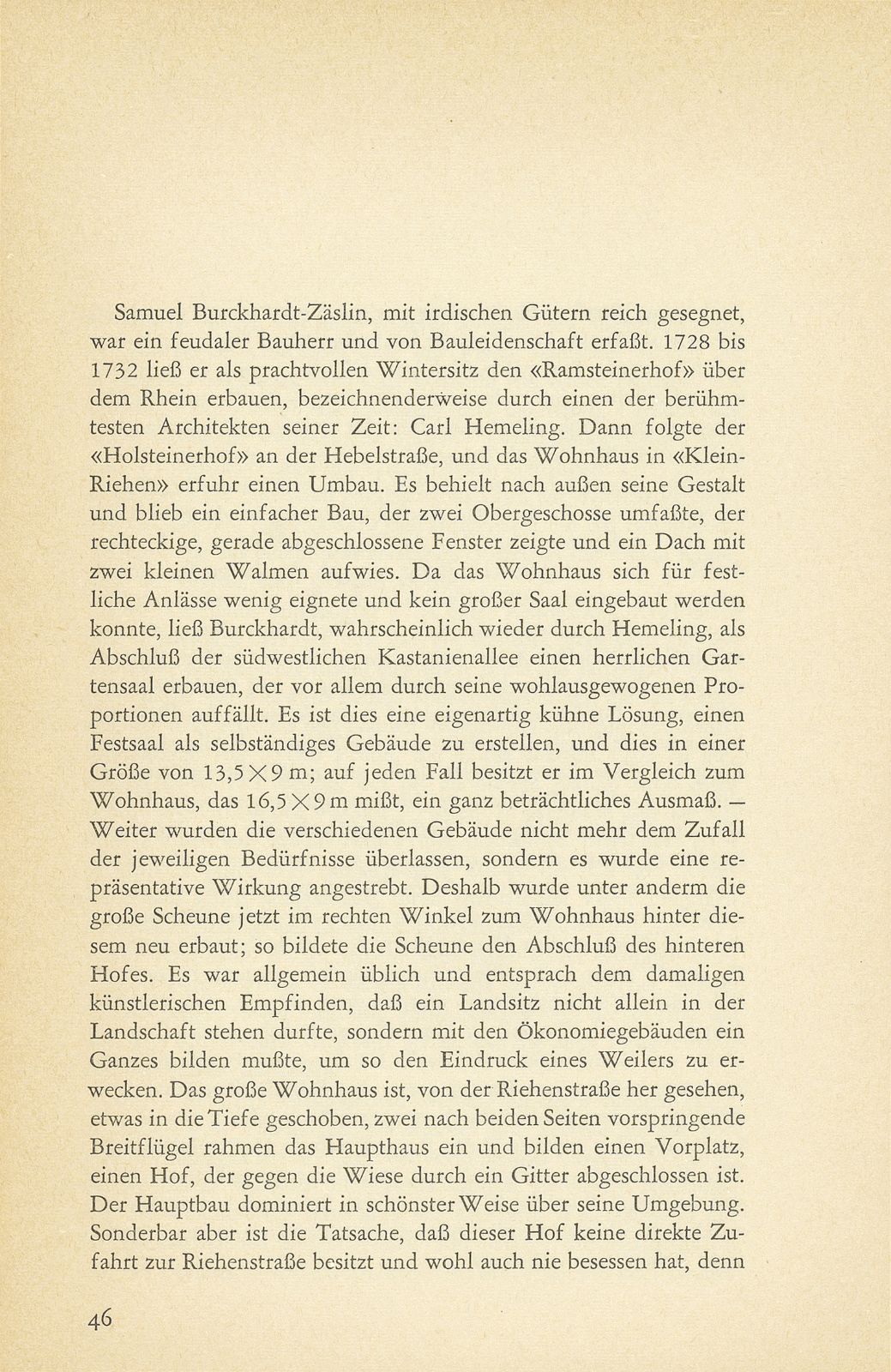 Der ‹Bäumlihof› (‹Klein-Riehen›) – Seite 6