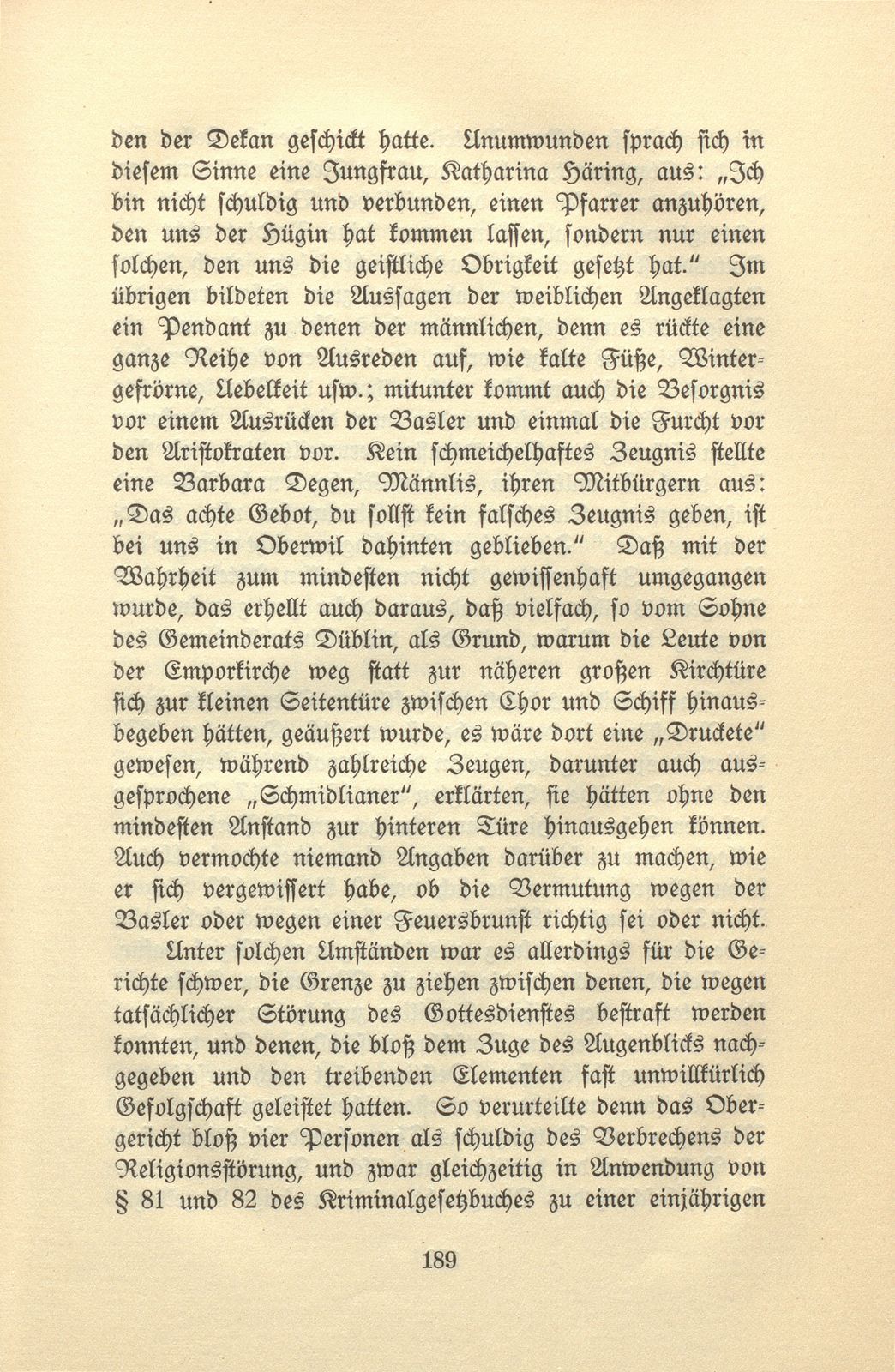 Ein kirchlicher Streit im Birseck vor achtzig Jahren – Seite 78