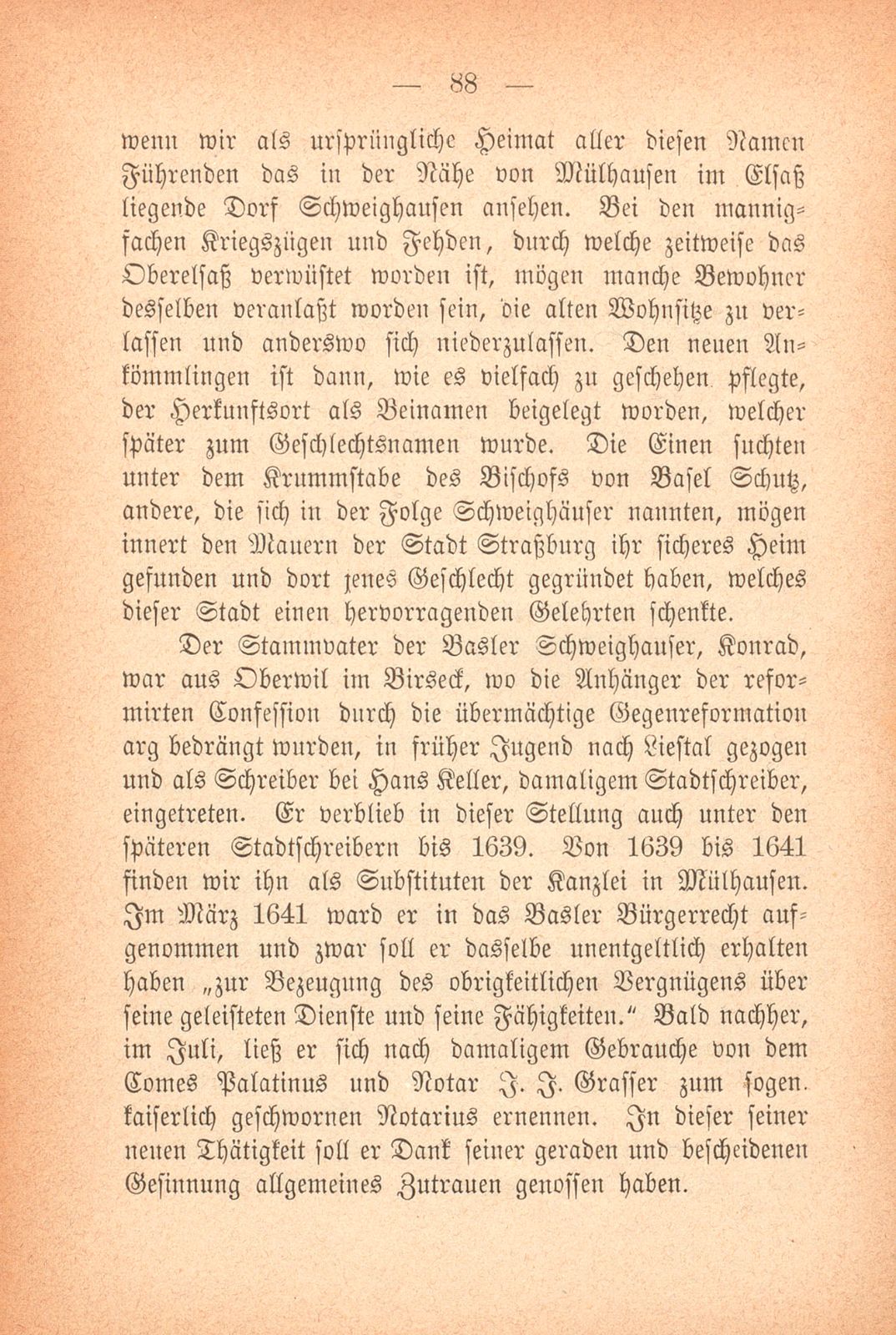 Über die Schweighauser in Basel – Seite 2