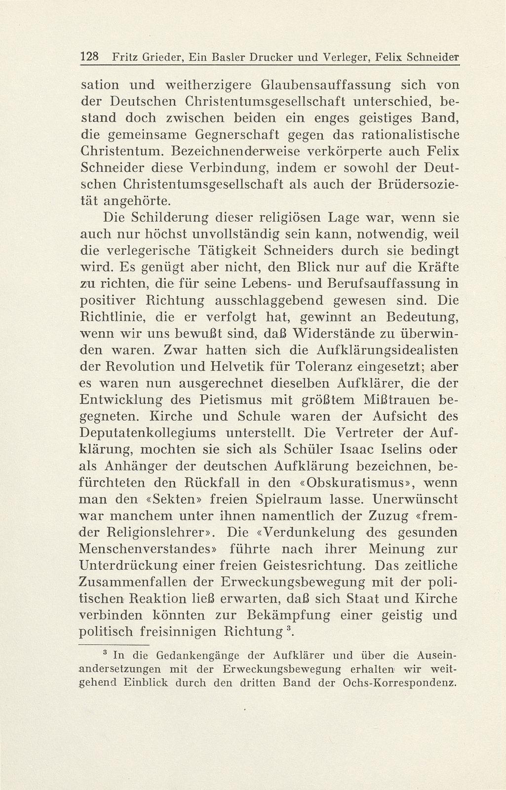 Ein Basler Drucker und Verleger im Dienste des Pietismus: Felix Schneider (1768-1845) – Seite 5