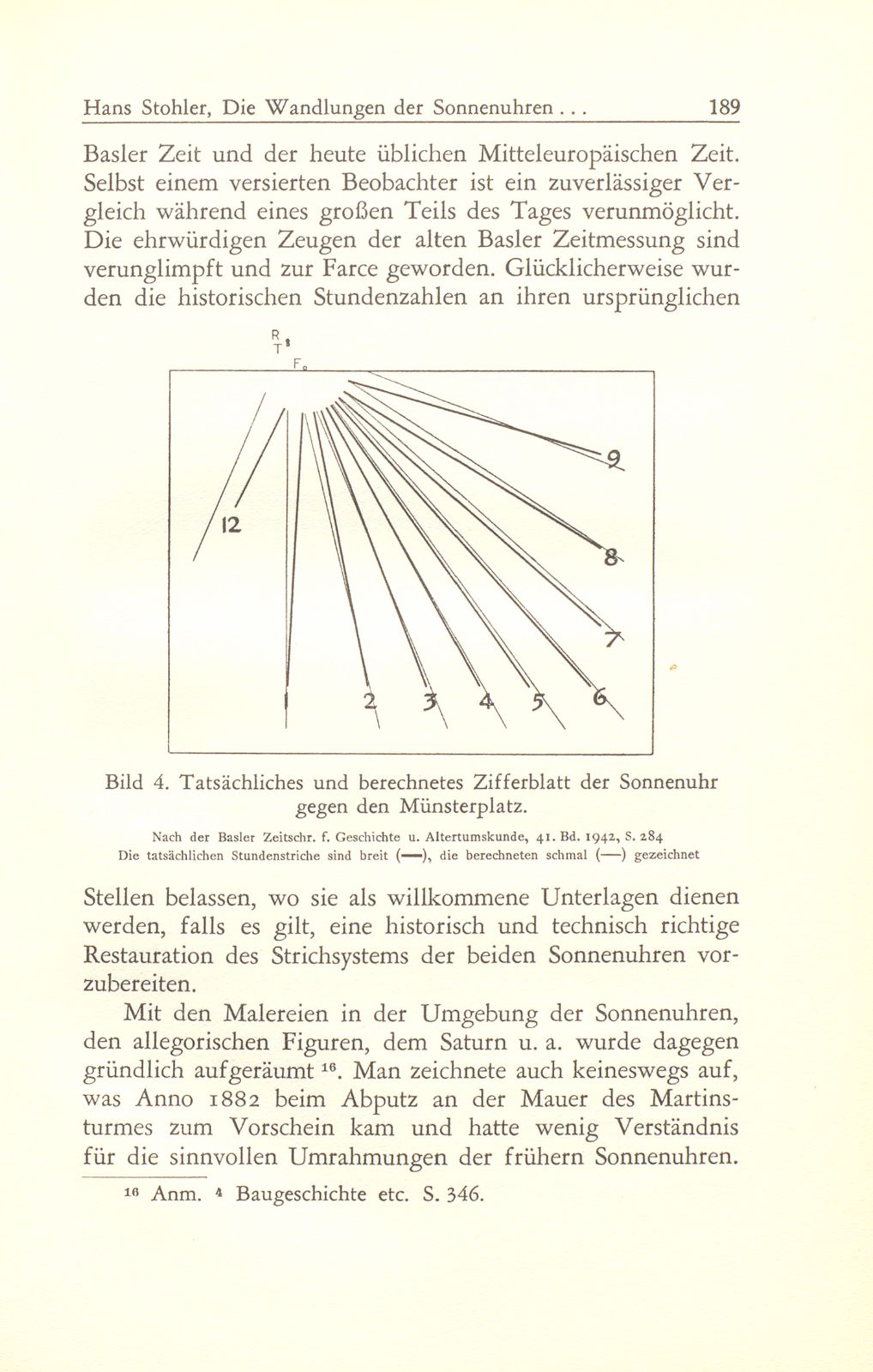 Die Wandlungen der Sonnenuhren am Basler Münster und die Basler Zeitmessung seit 1798 – Seite 21