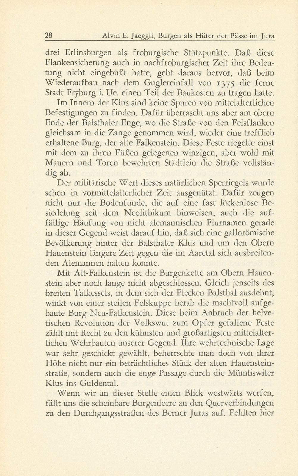 Burgen als Hüter der Pässe im Jura – Seite 2