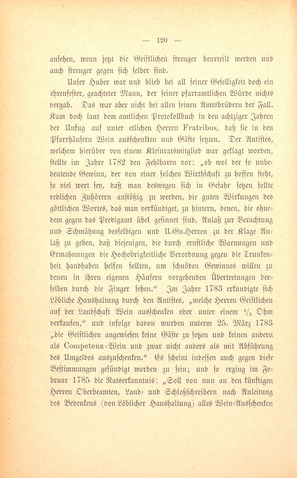 M. Johann Jakob Huber, weil. Pfarrer und Dekan in Sissach und seine Sammlungen zur Geschichte der Stadt und Landschaft Basel – Seite 46