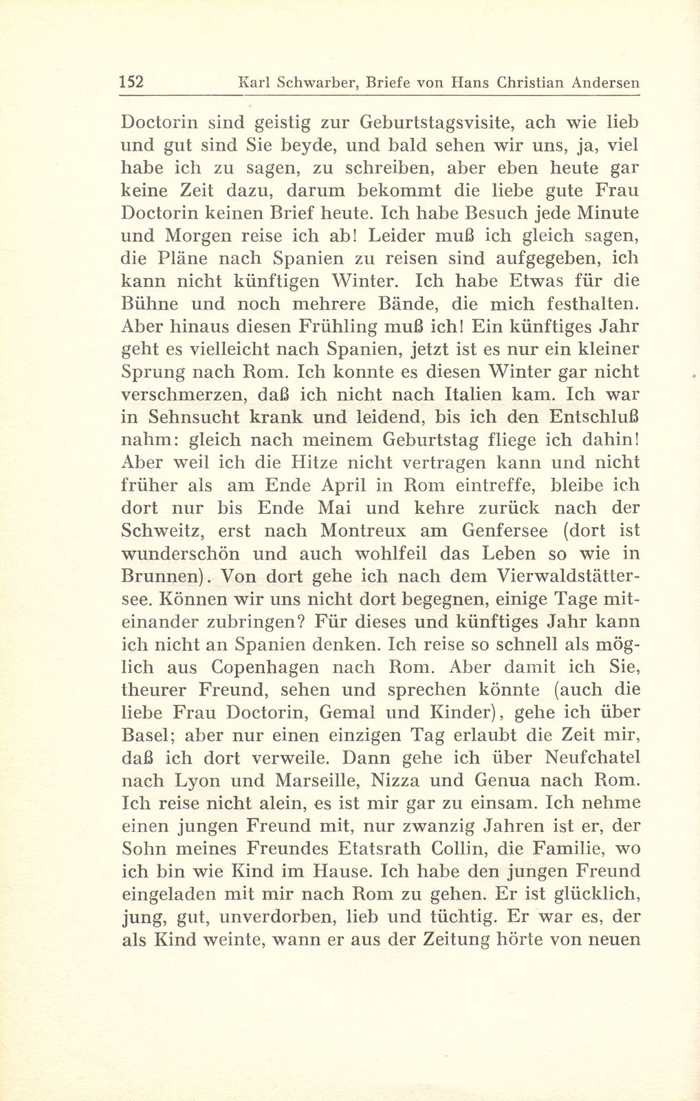 Briefe des Märchendichters Hans Christian Andersen an den Basler Kunstmaler Gustav Adolf Amberger – Seite 13