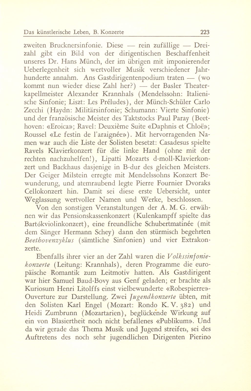 Das künstlerische Leben in Basel vom 1. Oktober 1946 bis 30. September 1947 – Seite 2