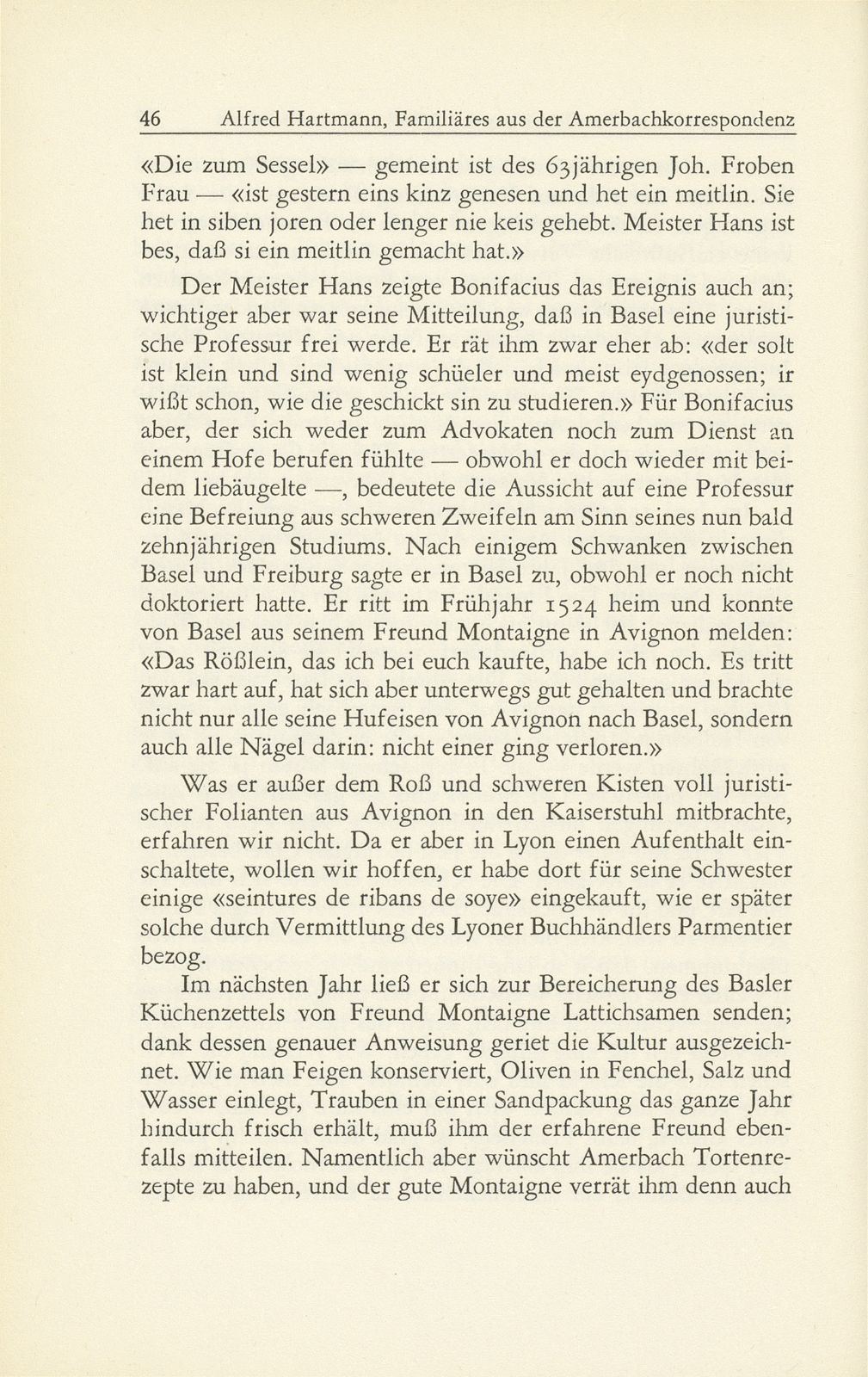 Familiäres aus der Amerbachkorrespondenz – Seite 12