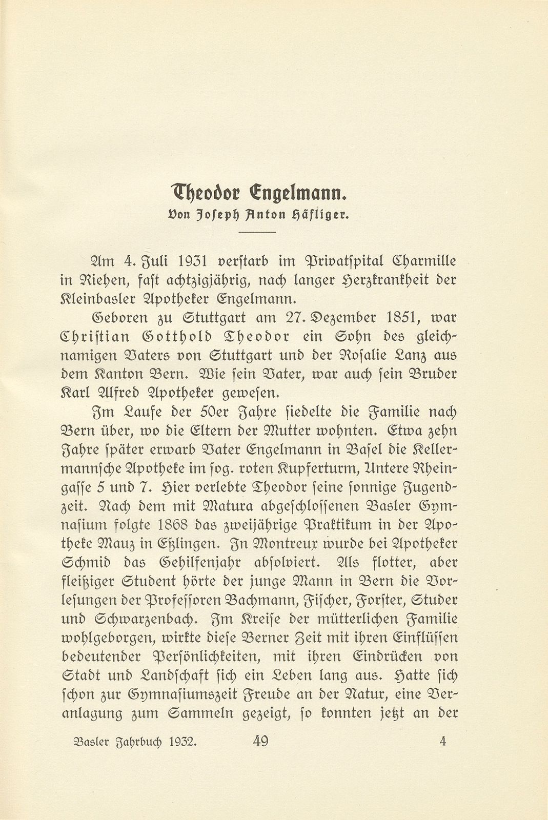 Theodor Engelmann – Seite 1