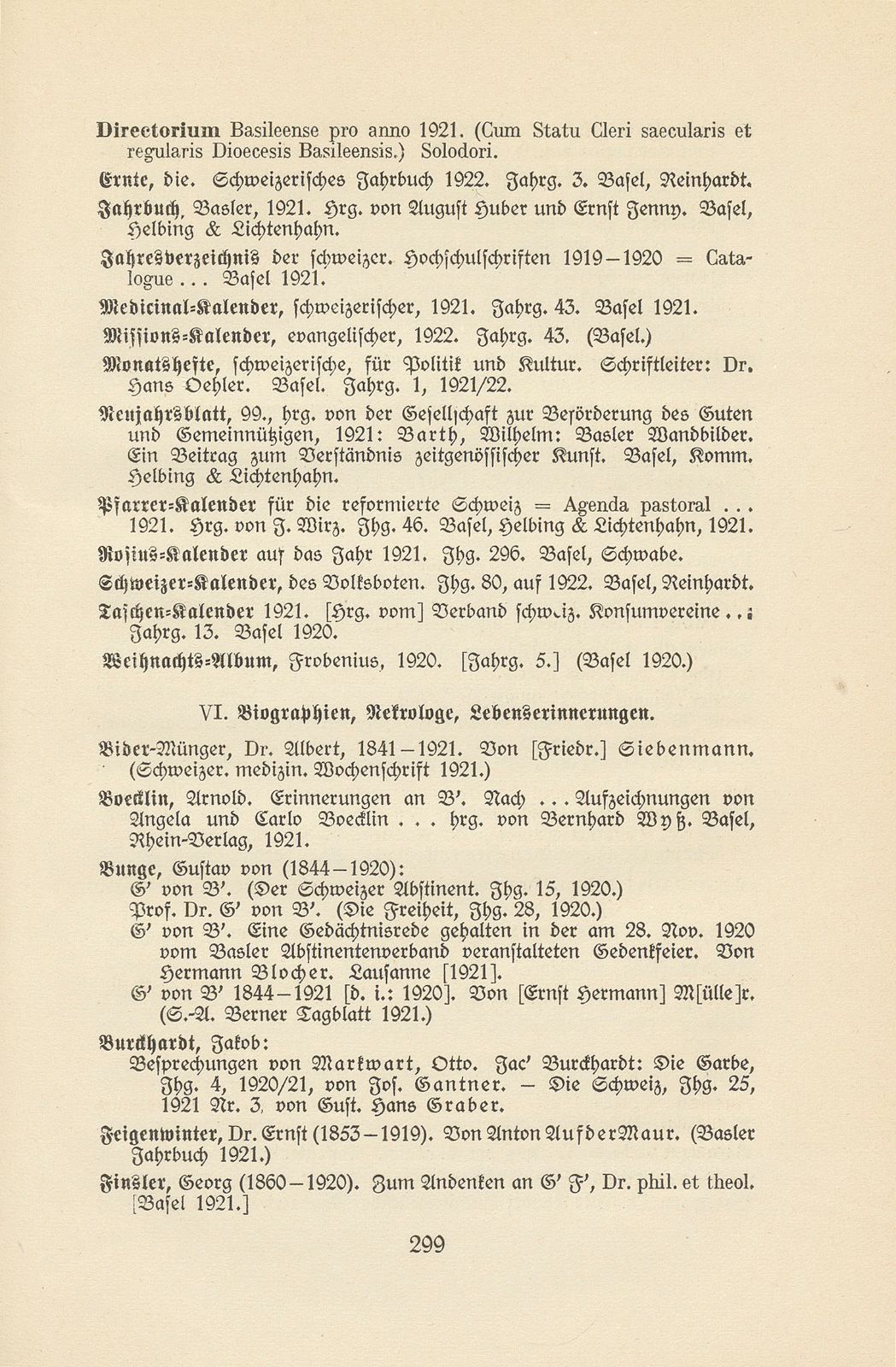 Basler Bibliographie 1921 – Seite 7