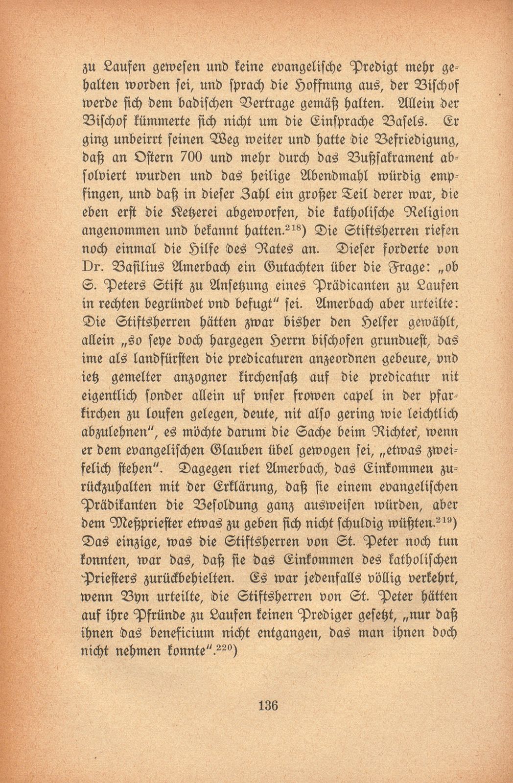 Die Gegenreformation im baslerisch-bischöflichen Laufen – Seite 46