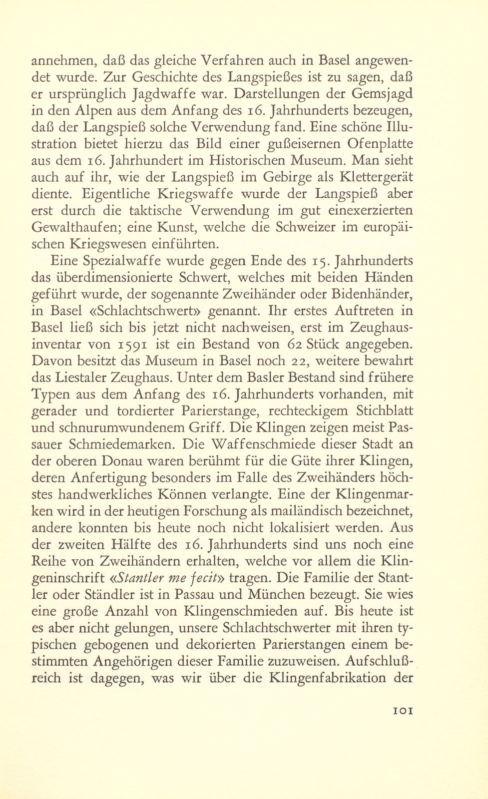 Die erhaltenen Waffenbestände des alten Basler Zeughauses – Seite 25