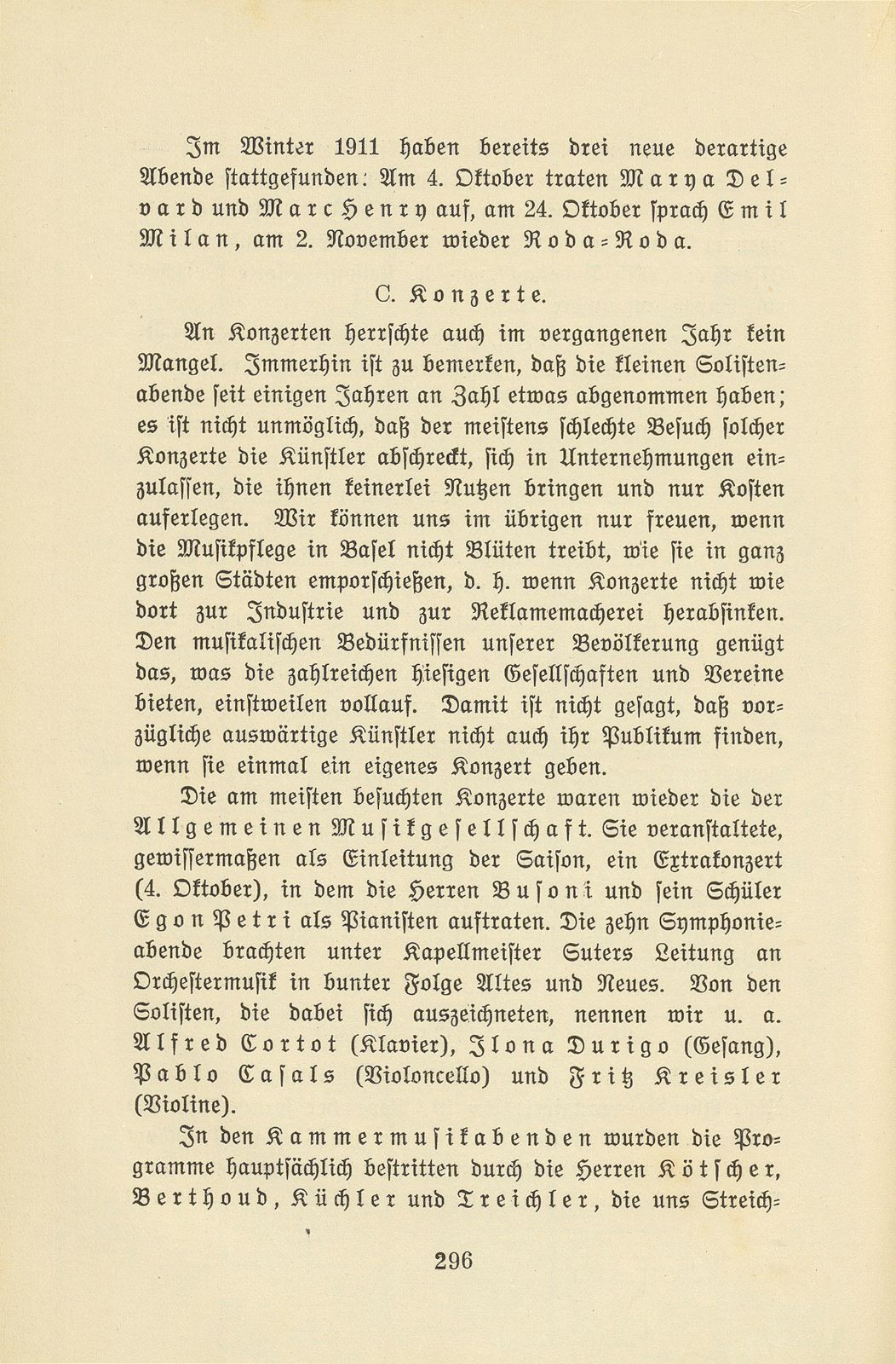 Das künstlerische Leben in Basel vom 1. November 1910 bis 31. Oktober 1911 – Seite 2