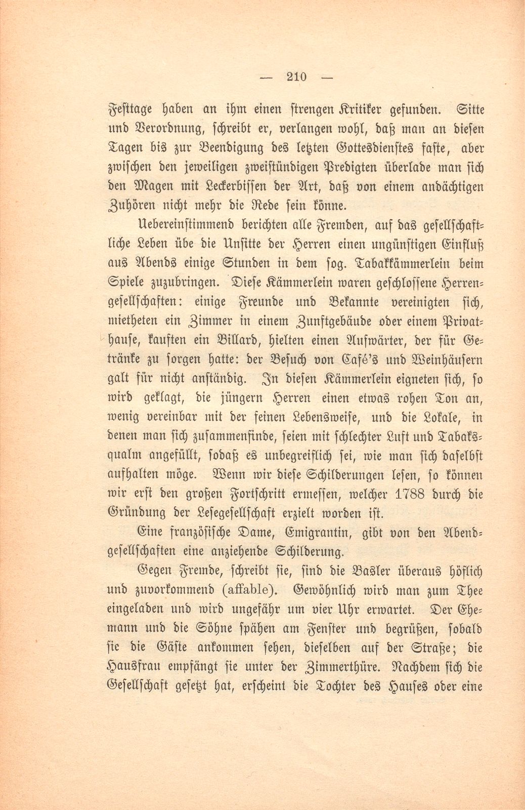 Einiges aus dem Leben zu Basel während des achtzehnten Jahrhunderts – Seite 41