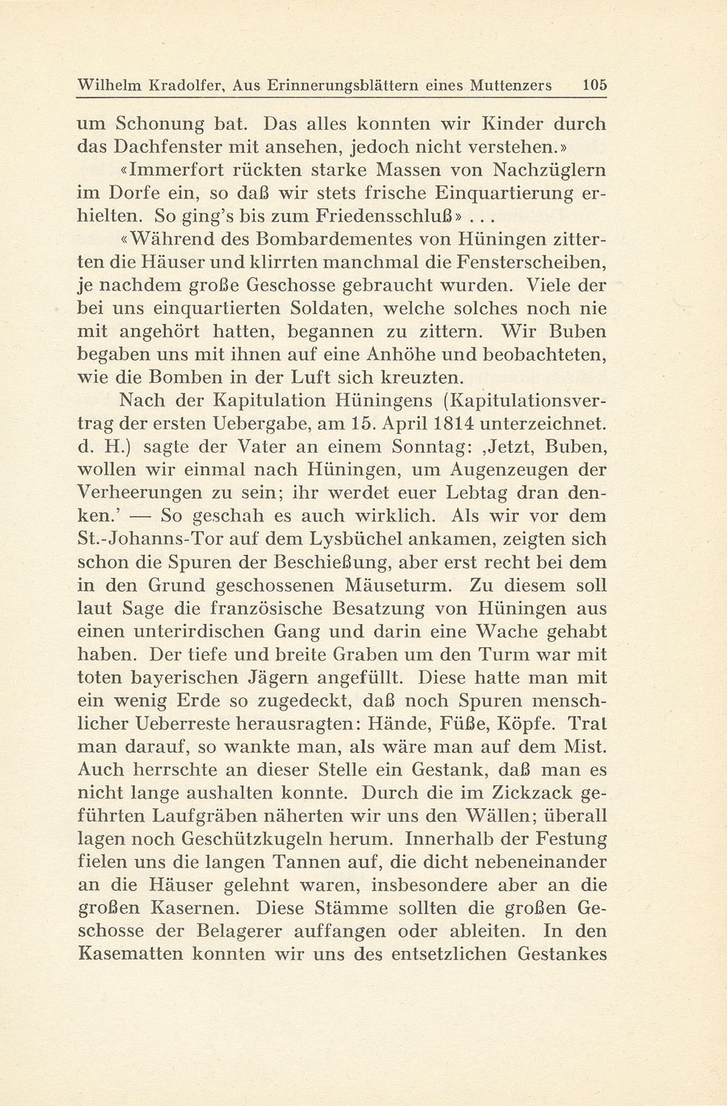 Aus den Erinnerungsblättern eines Muttenzers [D. Tschudin-Spänhauer] – Seite 3