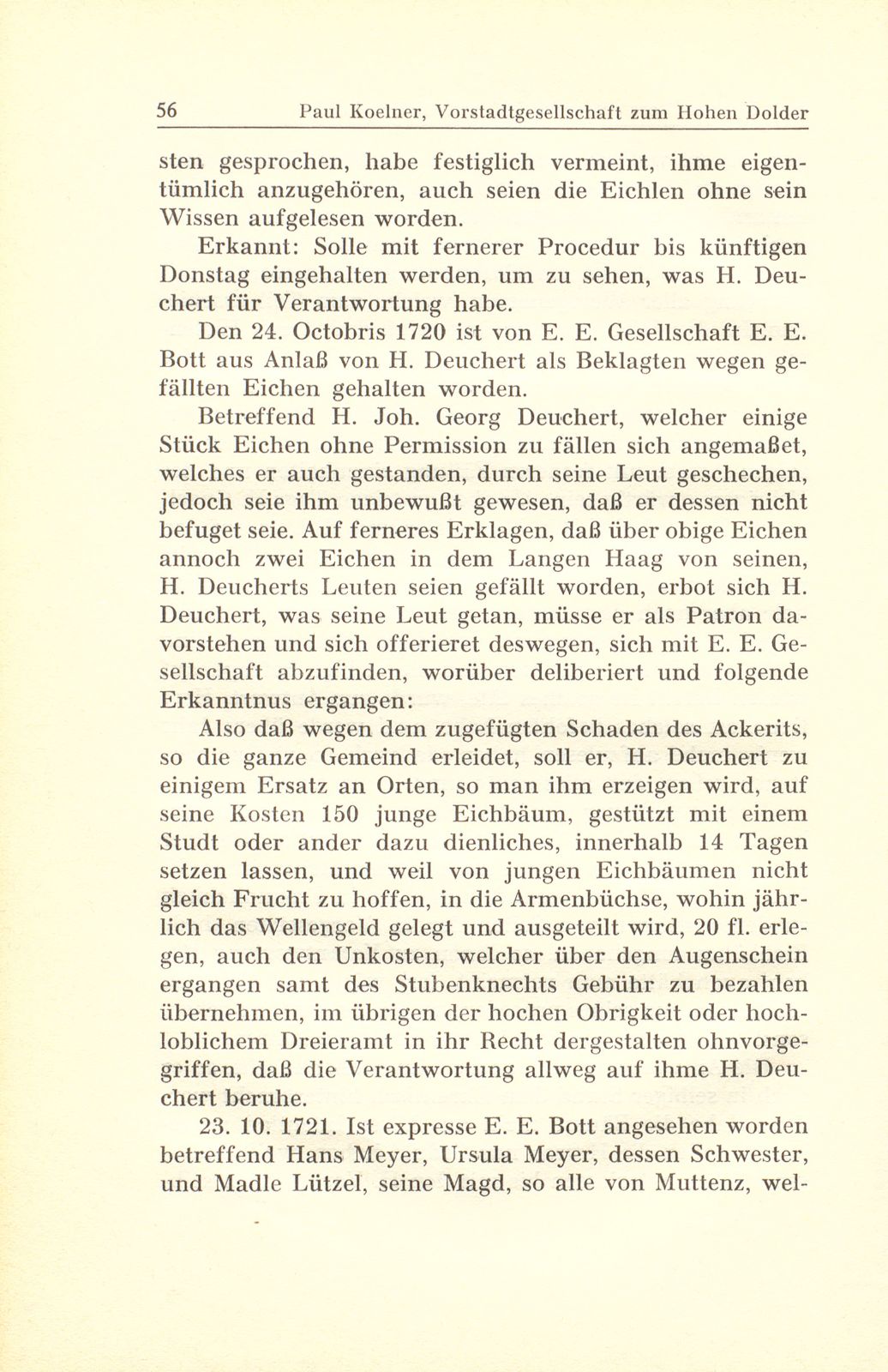 Aus der Gerichtspraxis der Vorstadtgesellschaft zum Hohen Dolder – Seite 42