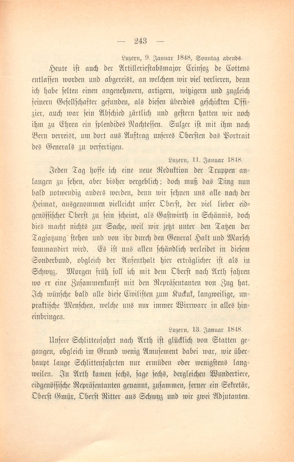 Briefe aus dem Sonderbundsfeldzug – Seite 14