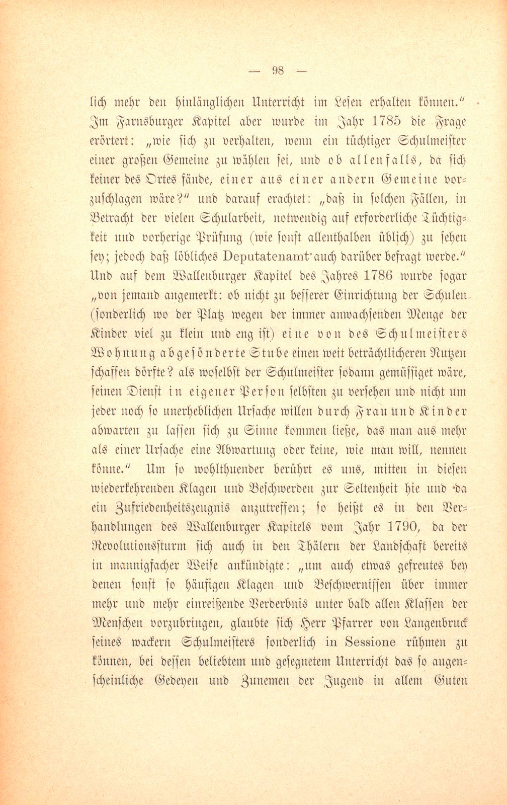 M. Johann Jakob Huber, weil. Pfarrer und Dekan in Sissach und seine Sammlungen zur Geschichte der Stadt und Landschaft Basel – Seite 24