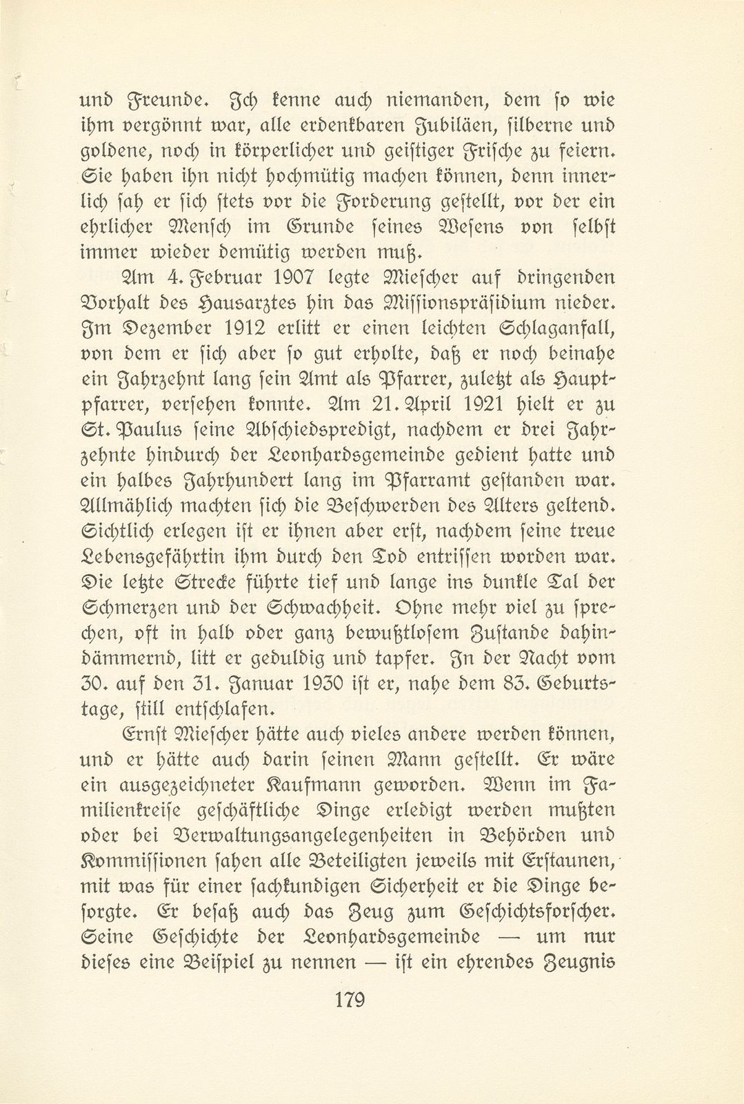 Pfarrer D. Ernst Miescher – Seite 15