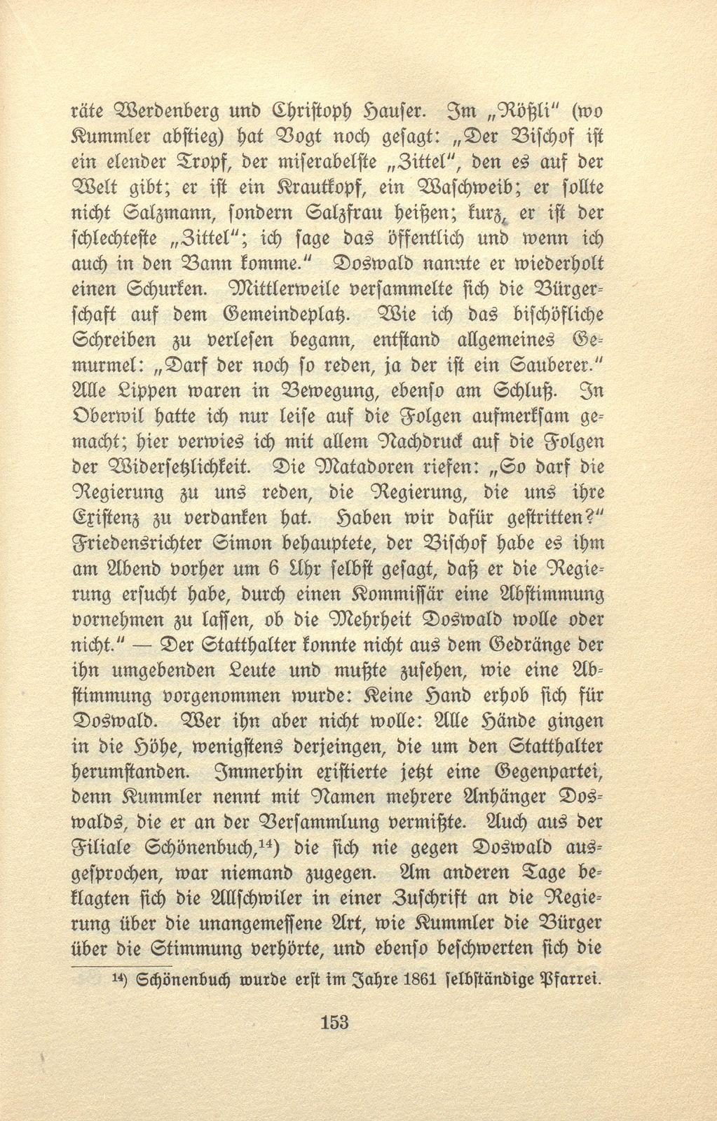 Ein kirchlicher Streit im Birseck vor achtzig Jahren – Seite 38