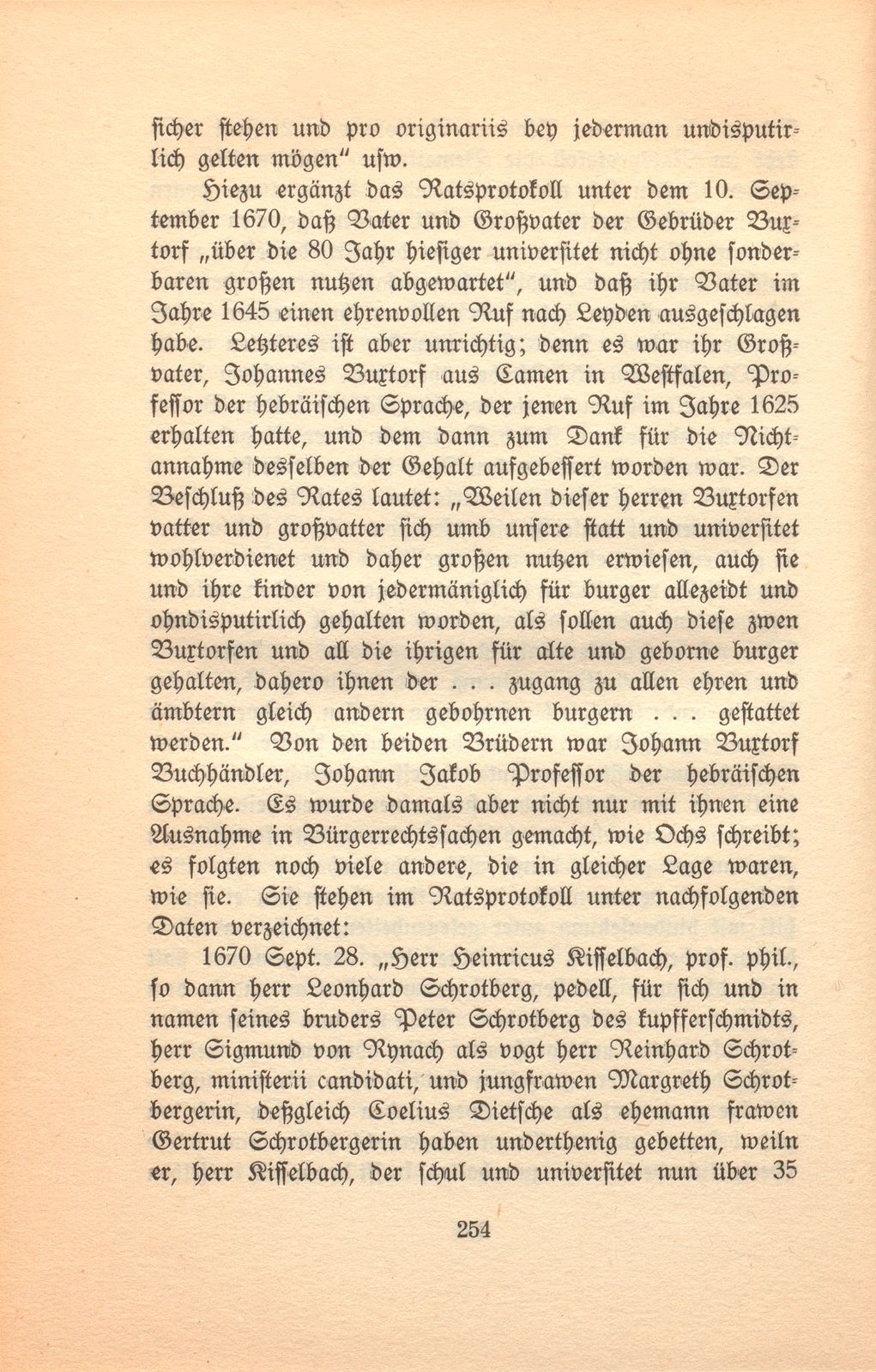 Vom Zuwachs der Basler Bürgerschaft aus der Universität bis zur Revolutionszeit – Seite 24