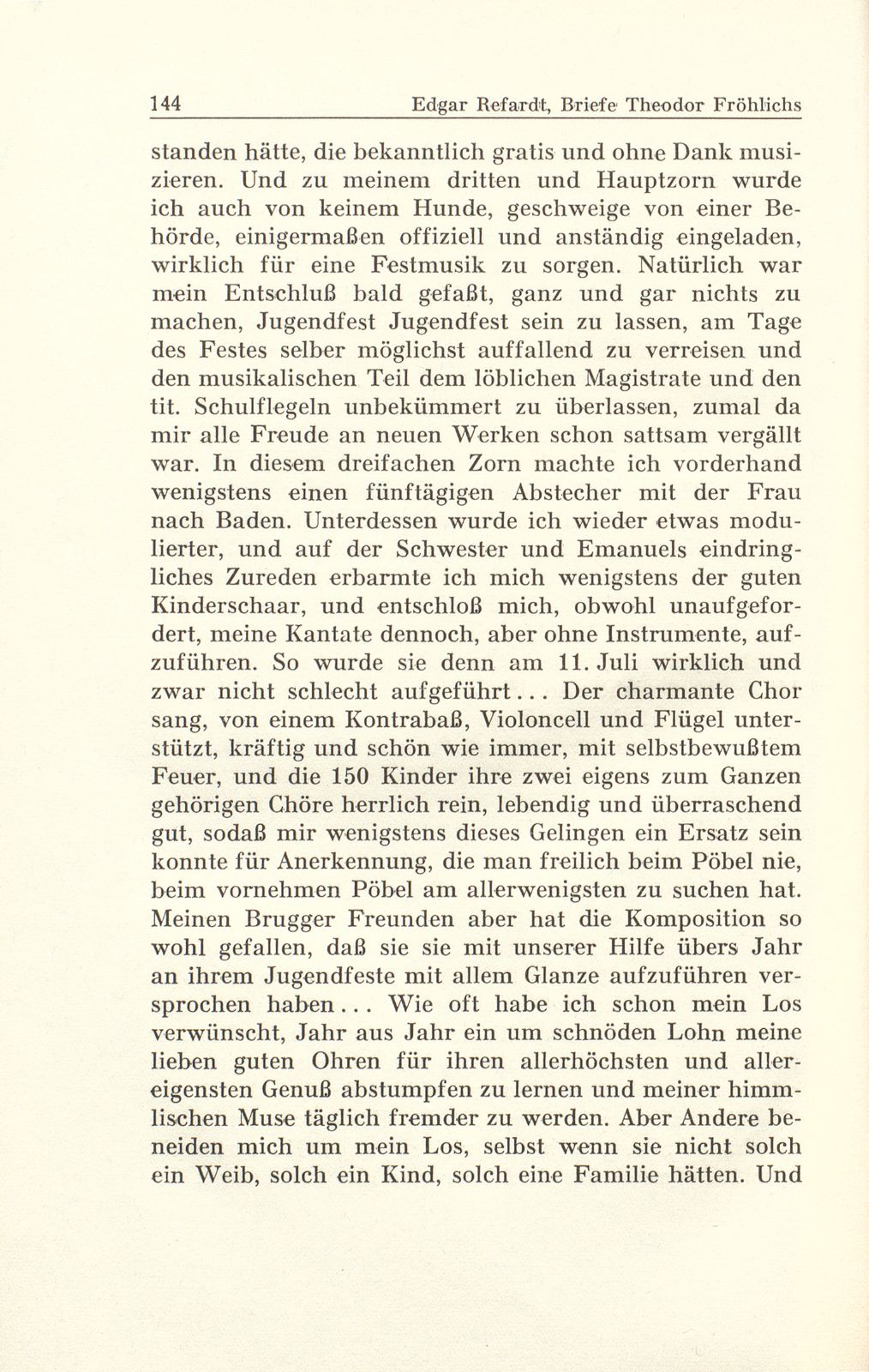 Aus Briefen Theodor Fröhlichs an Abel Burckhardt und Wilhelm Wackernagel – Seite 33