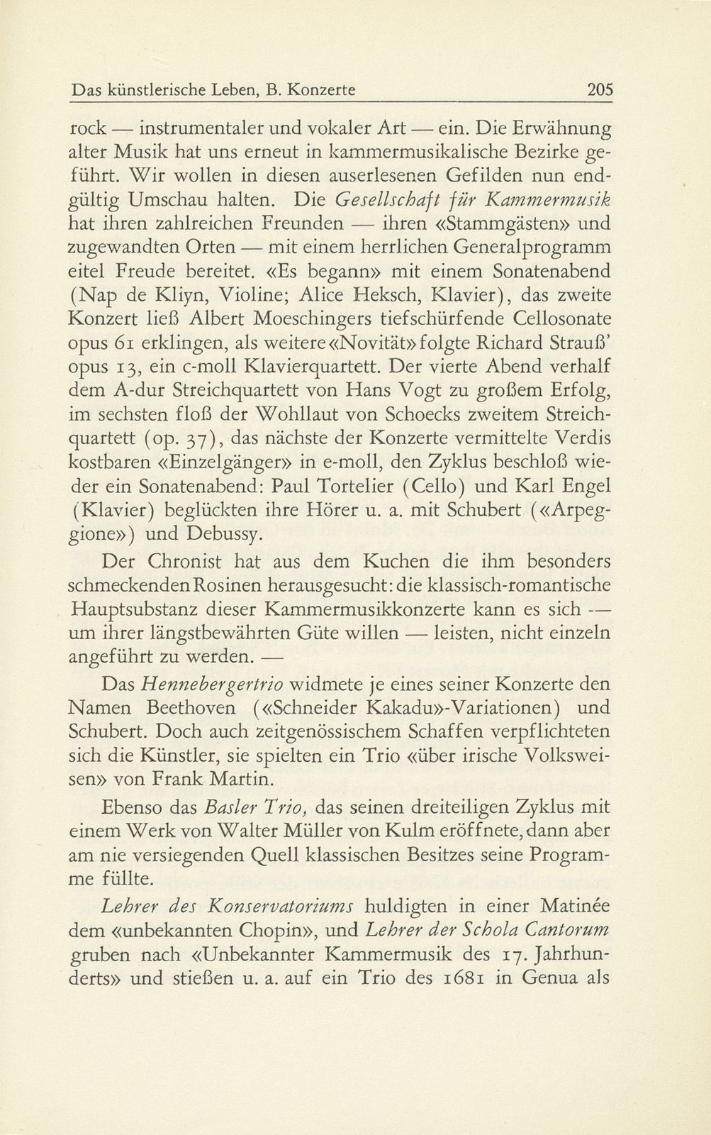 Das künstlerische Leben in Basel vom 1. Oktober 1949 bis 30. September 1950 – Seite 6