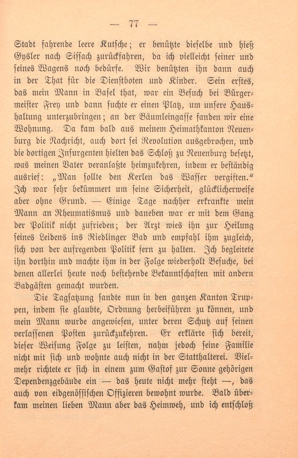 Beitrag zur Geschichte der Basler Wirren in den Jahren 1830-1833 – Seite 6