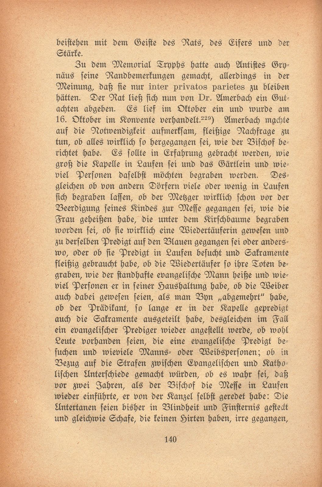 Die Gegenreformation im baslerisch-bischöflichen Laufen – Seite 50