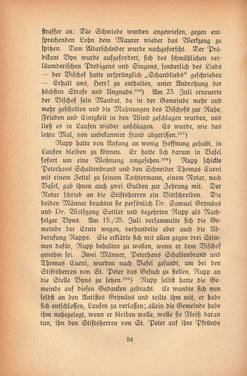 Die Gegenreformation im baslerisch-bischöflichen Laufen – Seite 4