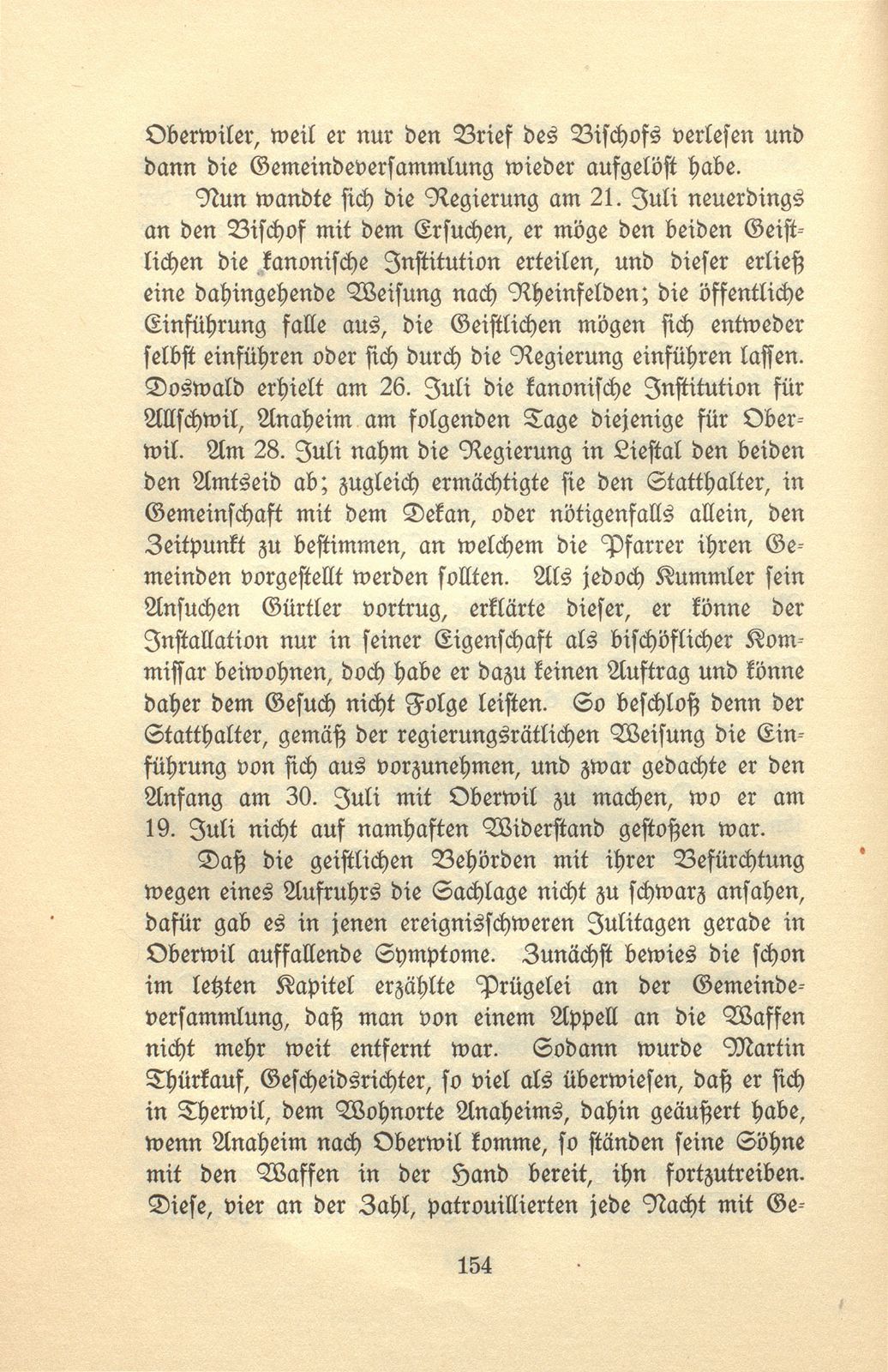 Ein kirchlicher Streit im Birseck vor achtzig Jahren – Seite 39