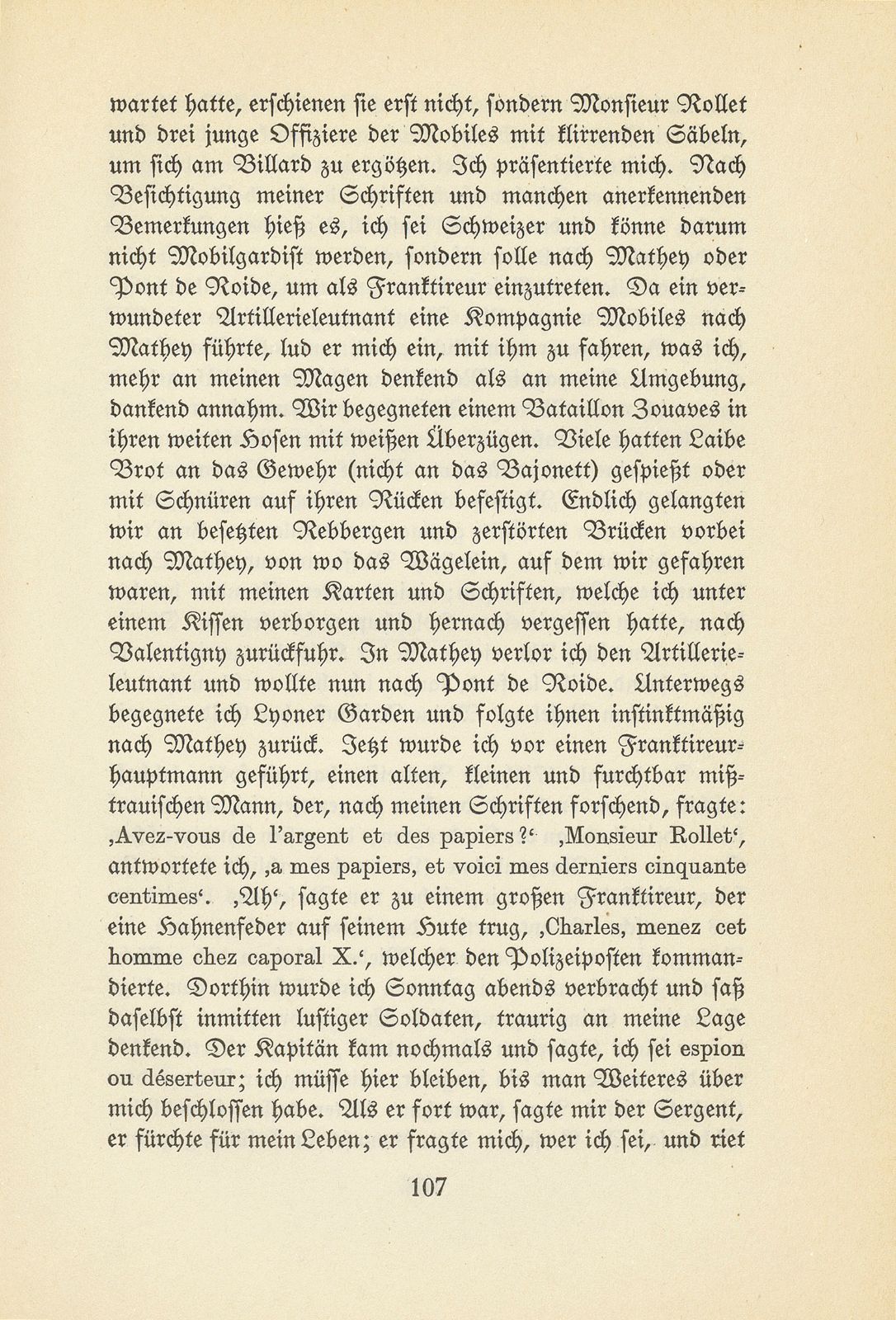 Jugenderinnerungen aus der Kriegszeit 1870/1871 – Seite 15