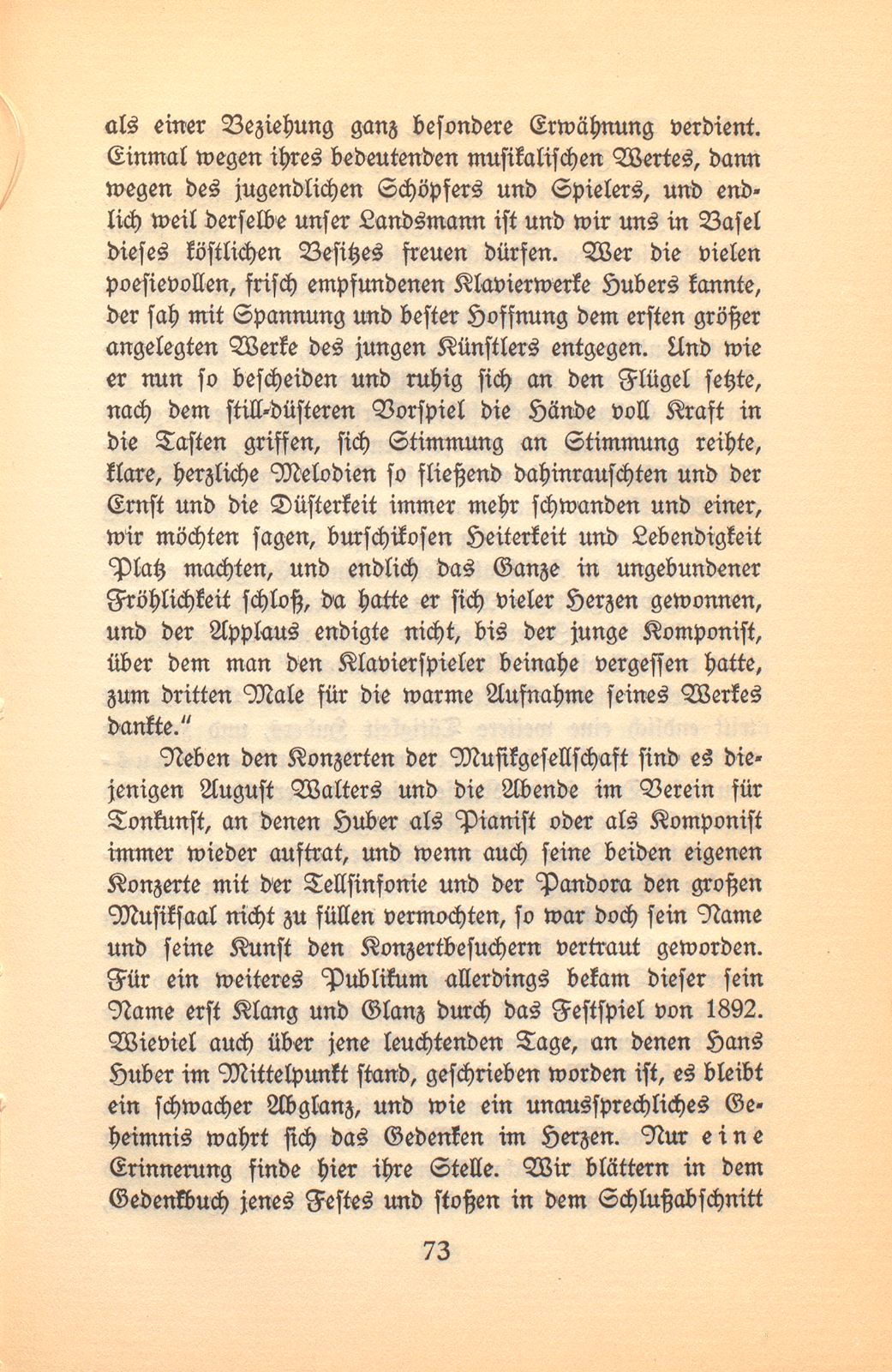 Die Bedeutung Hans Hubers für das Basler Musikleben – Seite 23