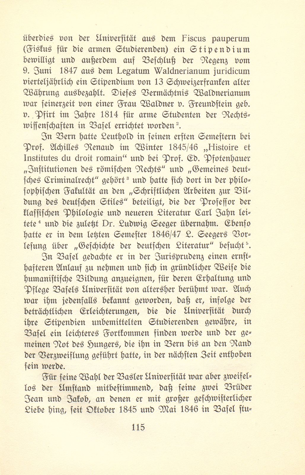 Der Dichter Heinrich Leuthold als Student an der Universität Basel – Seite 3