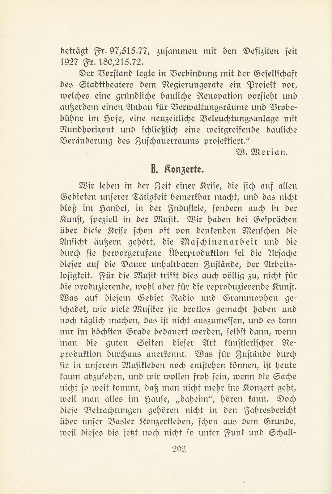 Das künstlerische Leben in Basel vom 1. Oktober 1930 bis 30. September 1931 – Seite 7