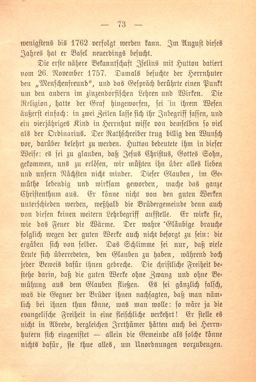 Zinzendorfs Aufnahme in der Schweiz – Seite 35