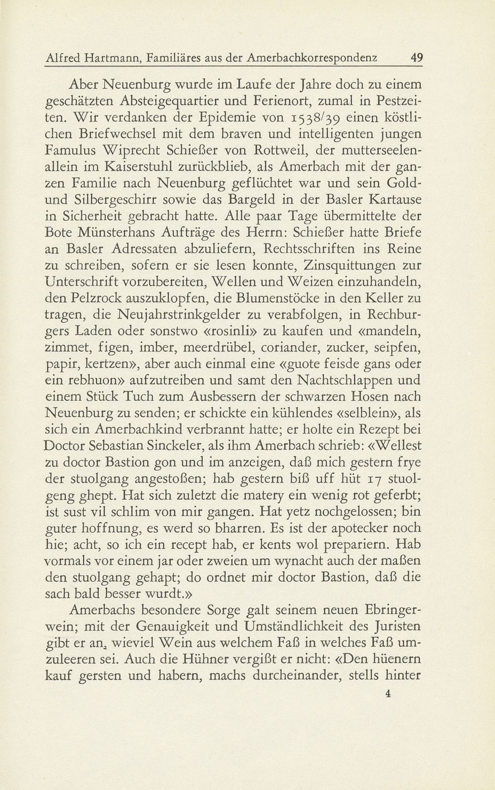 Familiäres aus der Amerbachkorrespondenz – Seite 15