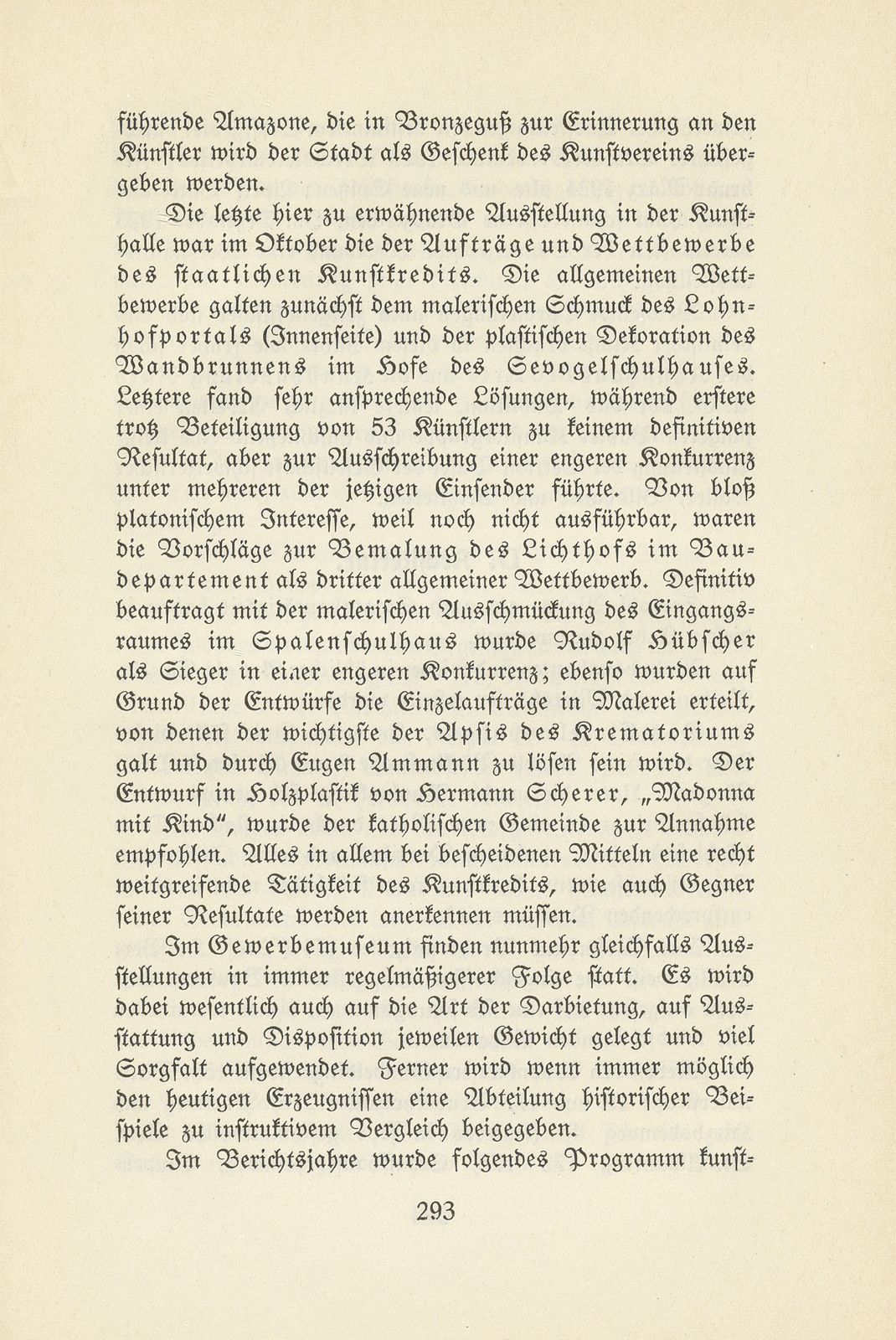 Das künstlerische Leben in Basel vom 1. November 1923 bis 1. Oktober 1924 – Seite 5