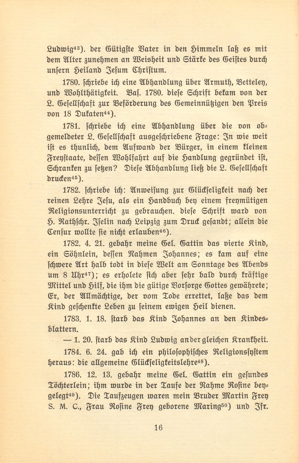 Aus den Papieren eines Pietisten und Aufklärers. [Joh. Frey] – Seite 16